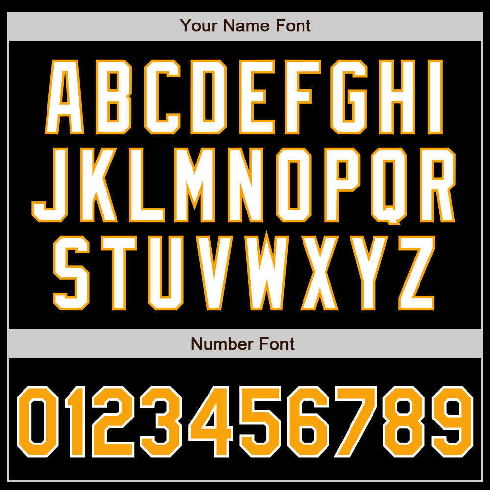 Custom Black Gold Gray-White Authentic Gradient Fashion Baseball Jersey baseball jersey product view 3