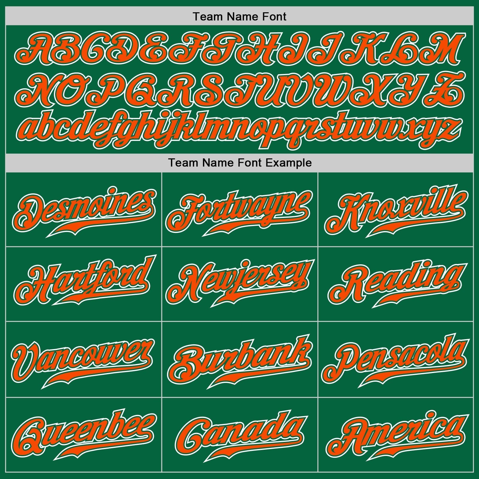 Custom Kelly Green Orange-White Authentic Gradient Fashion Baseball Jersey baseball jersey product view 4