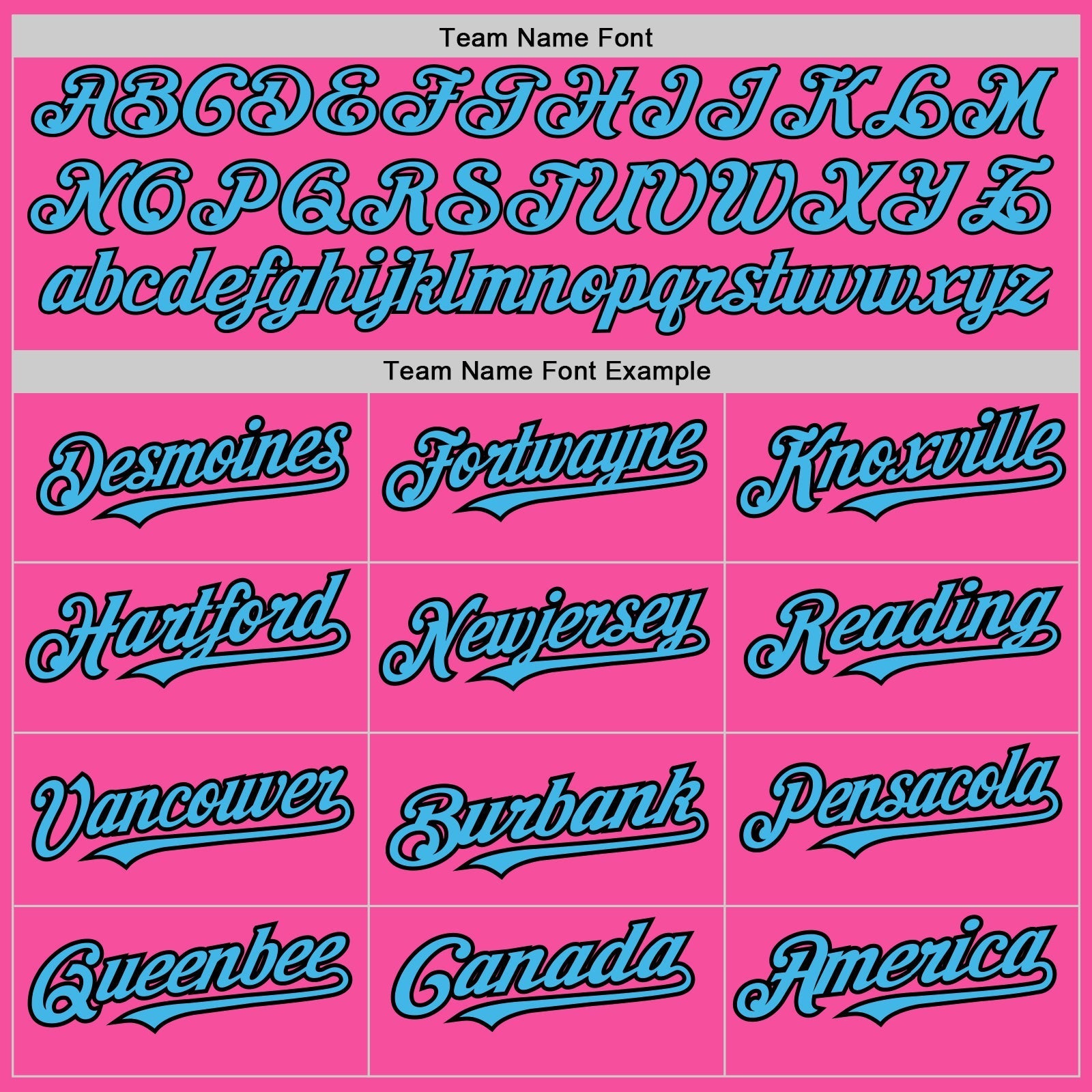 Custom Pink Pinstripe Sky Blue-Black Authentic Fade Fashion Baseball Jersey baseball jersey product view 5
