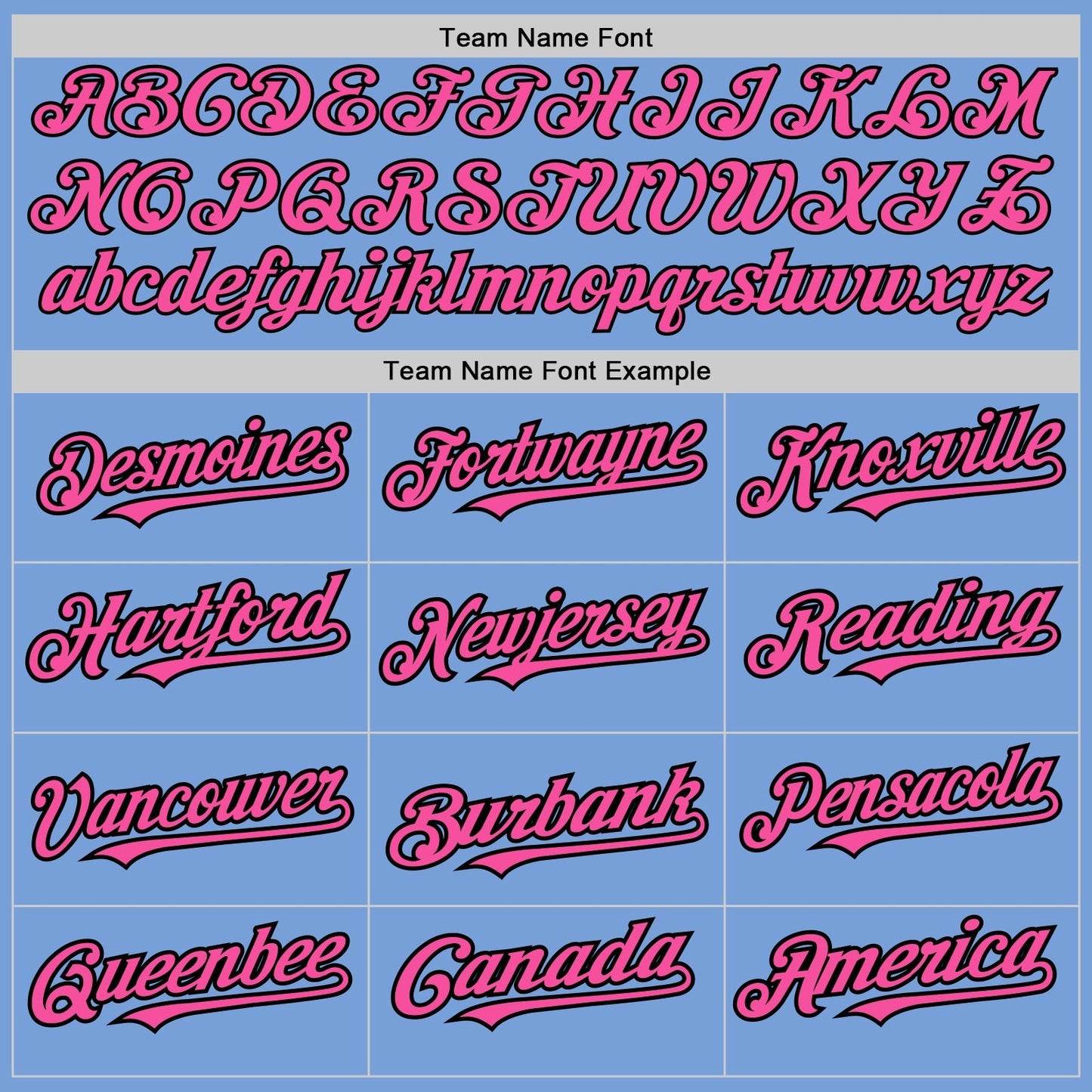 Custom Light Blue Pinstripe Pink-Black Authentic Fade Fashion Baseball Jersey baseball jersey product view 5