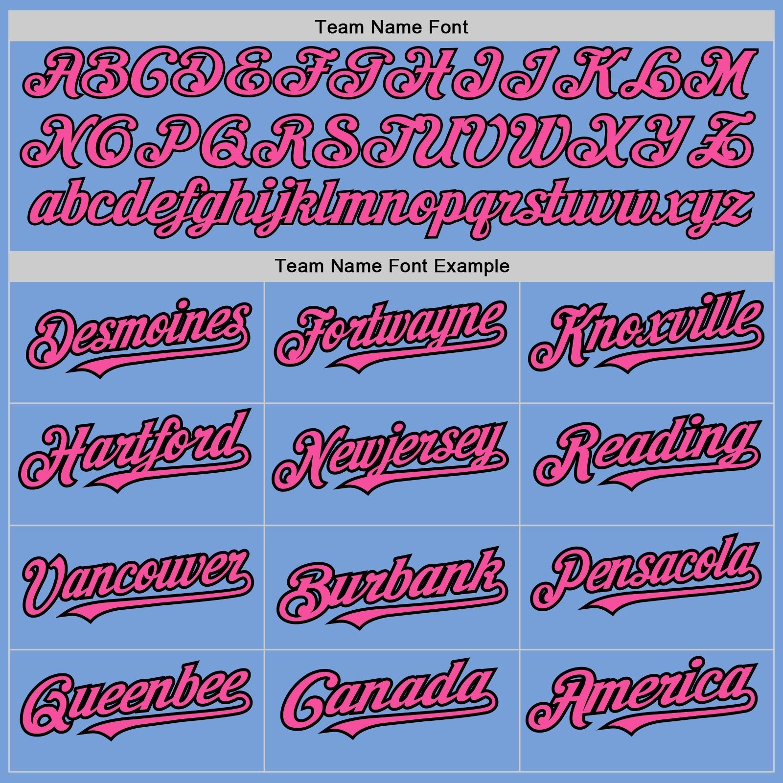 Custom Light Blue Pinstripe Pink-Black Authentic Fade Fashion Baseball Jersey baseball jersey product view 5