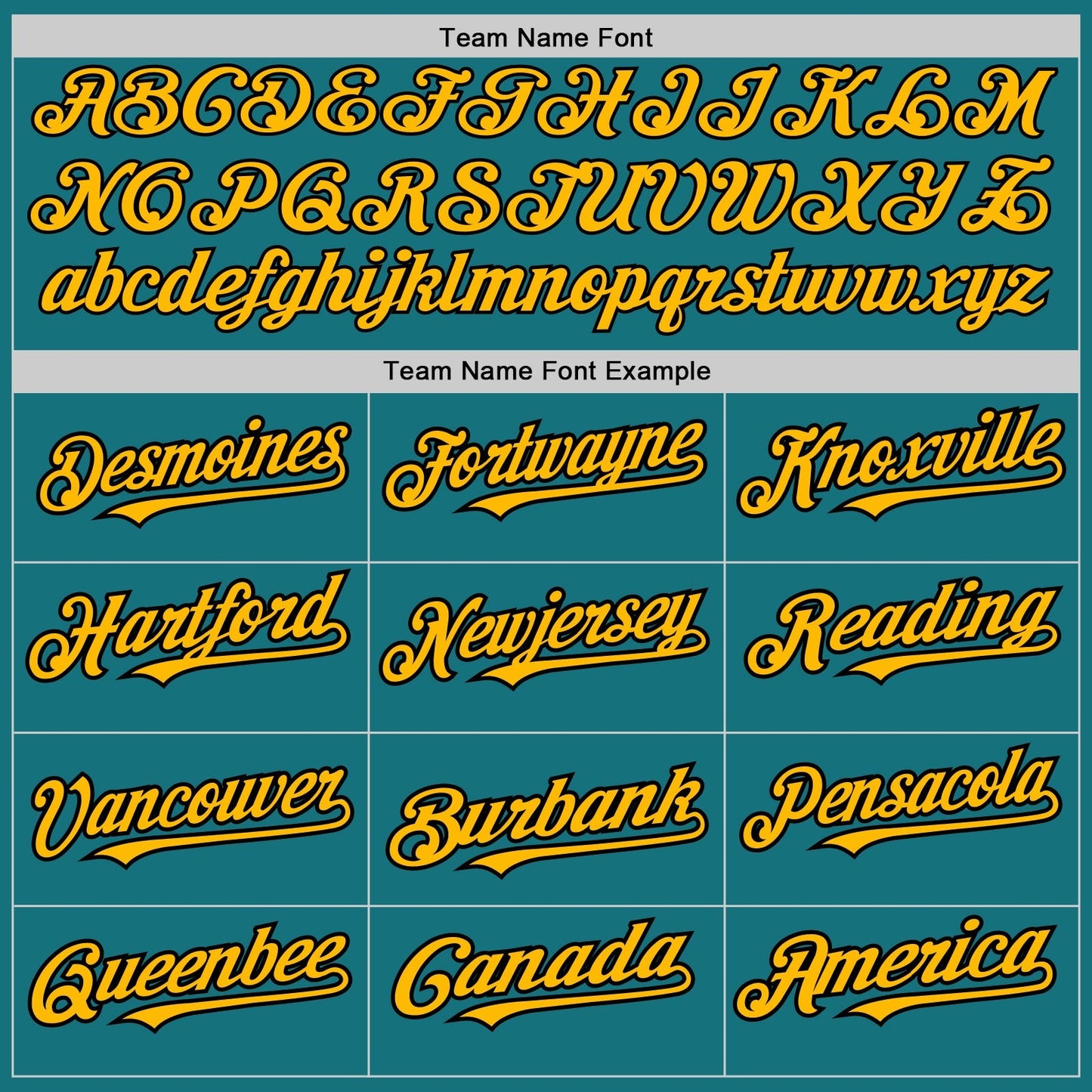 Custom Teal Pinstripe Gold-Black Authentic Fade Fashion Baseball Jersey baseball jersey product view 5