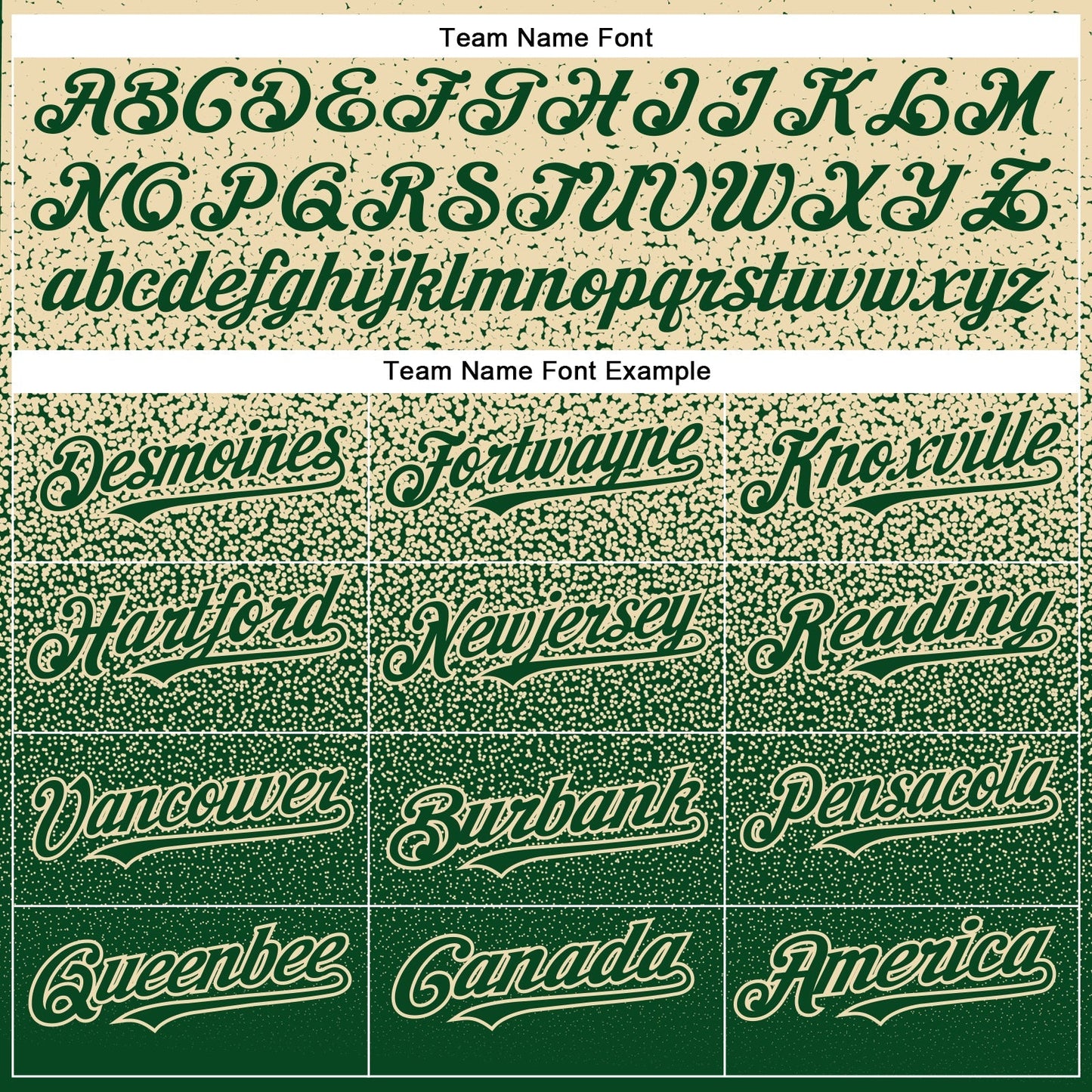 Custom Cream Green Authentic Fade Fashion Baseball Jersey baseball jersey product view 4