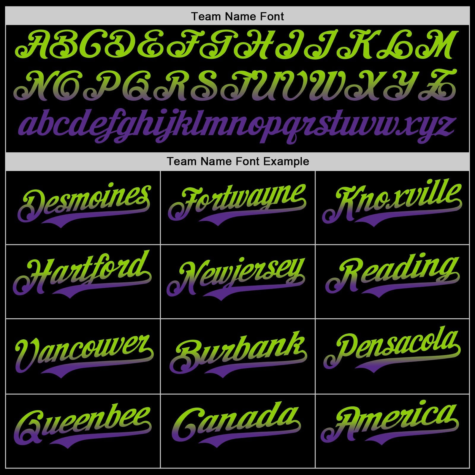 Custom Black Neon Green-Purple Authentic Fade Fashion Baseball Jersey baseball jersey product view 4
