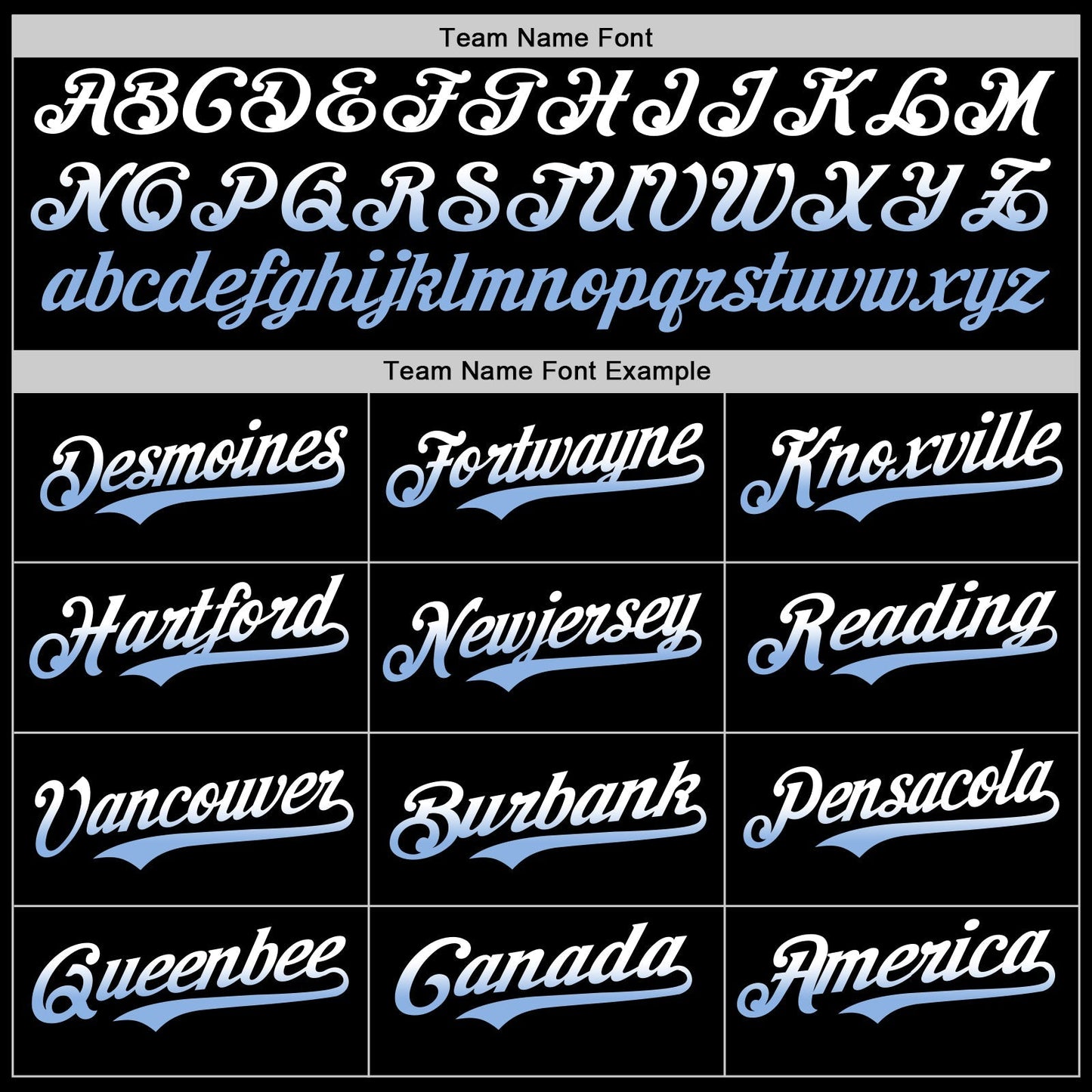Custom Black White-Light Blue Authentic Fade Fashion Baseball Jersey baseball jersey product view 4