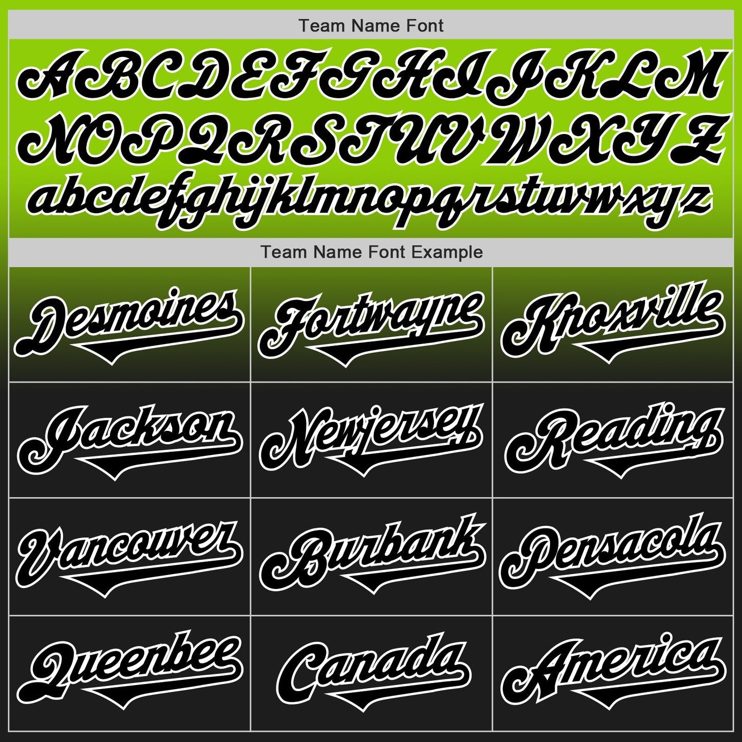 Custom Neon Green Black-White Authentic Fade Fashion Baseball Jersey baseball jersey product view 4