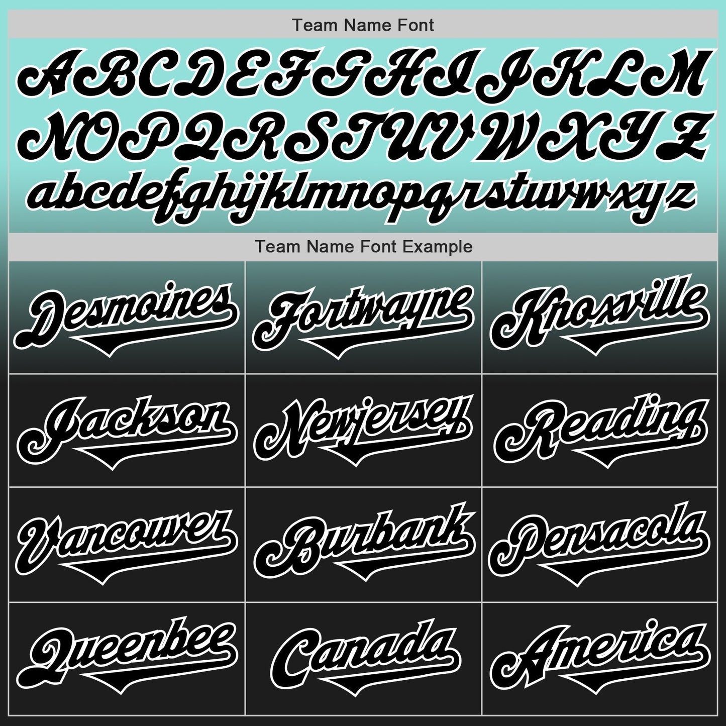Custom Ice Blue Black-White Authentic Fade Fashion Baseball Jersey baseball jersey product view 4