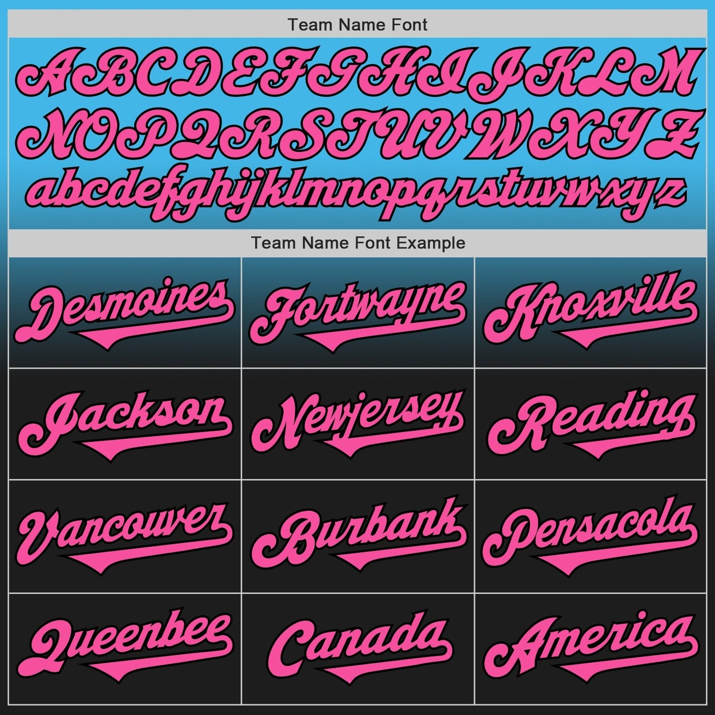 Custom Sky Blue Pink-Black Authentic Fade Fashion Baseball Jersey baseball jersey product view 4