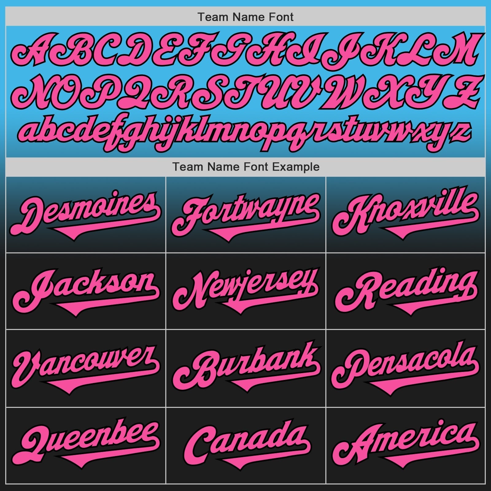 Custom Sky Blue Pink-Black Authentic Fade Fashion Baseball Jersey baseball jersey product view 4