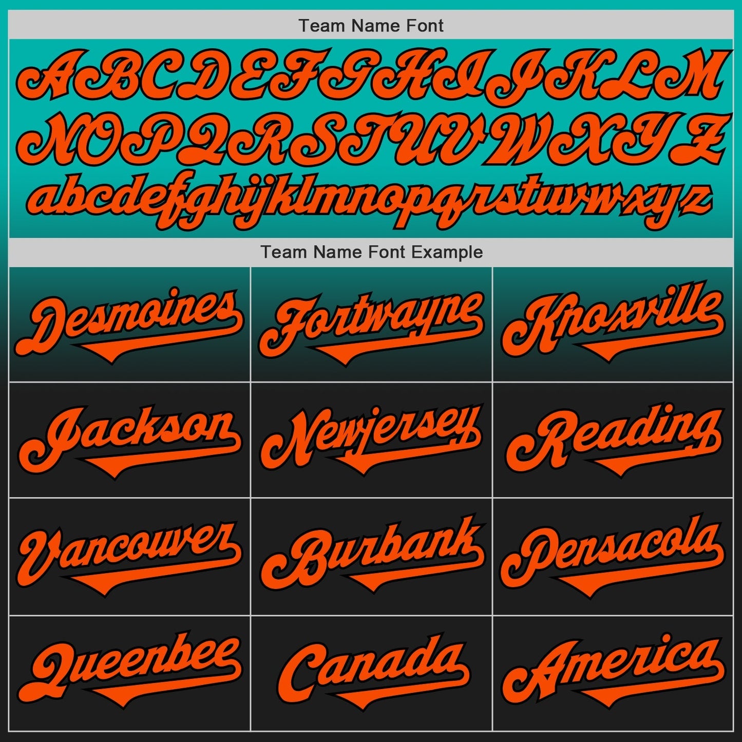 Custom Aqua Orange-Black Authentic Fade Fashion Baseball Jersey baseball jersey product view 4