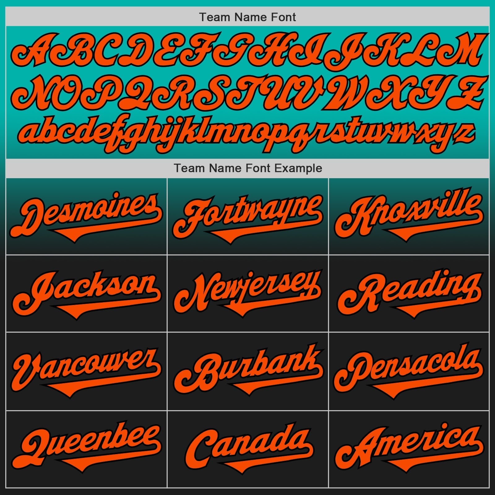 Custom Aqua Orange-Black Authentic Fade Fashion Baseball Jersey baseball jersey product view 4
