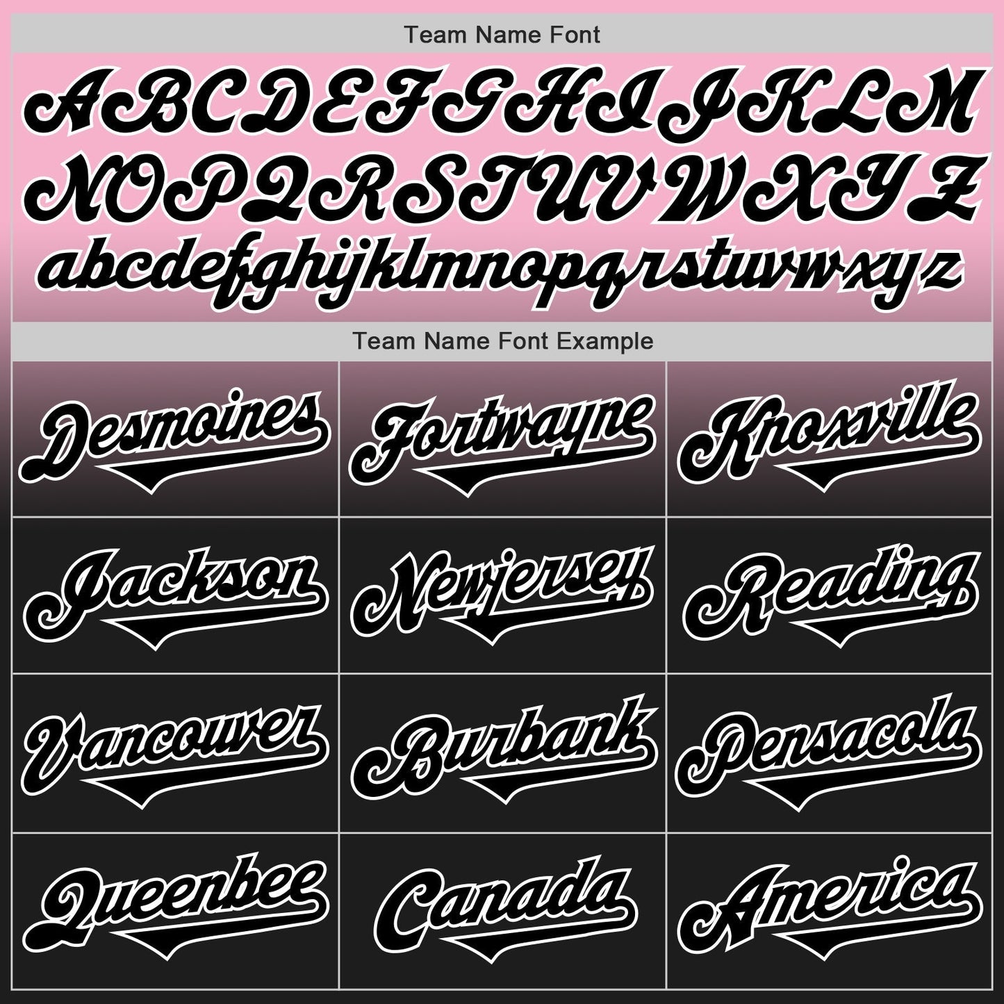 Custom Light Pink Black-White Authentic Fade Fashion Baseball Jersey baseball jersey product view 4