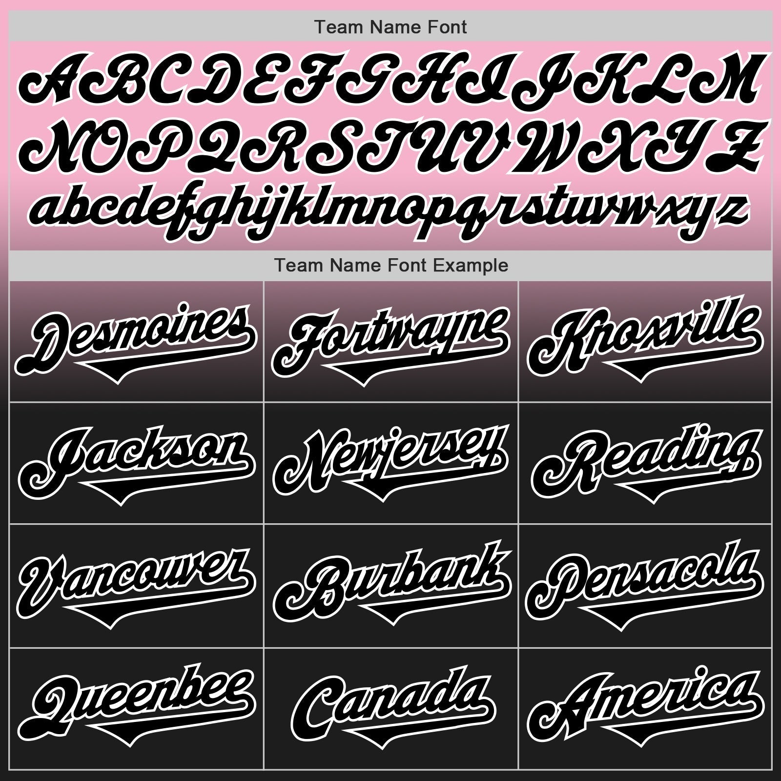Custom Light Pink Black-White Authentic Fade Fashion Baseball Jersey baseball jersey product view 4