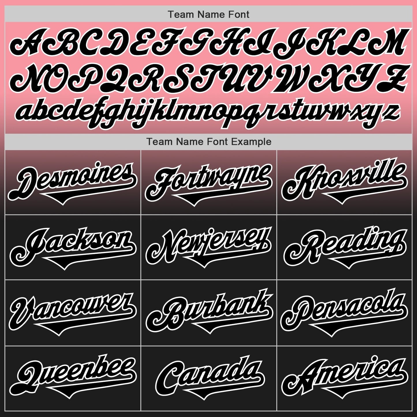 Custom Medium Pink Black-White Authentic Fade Fashion Baseball Jersey baseball jersey product view 4
