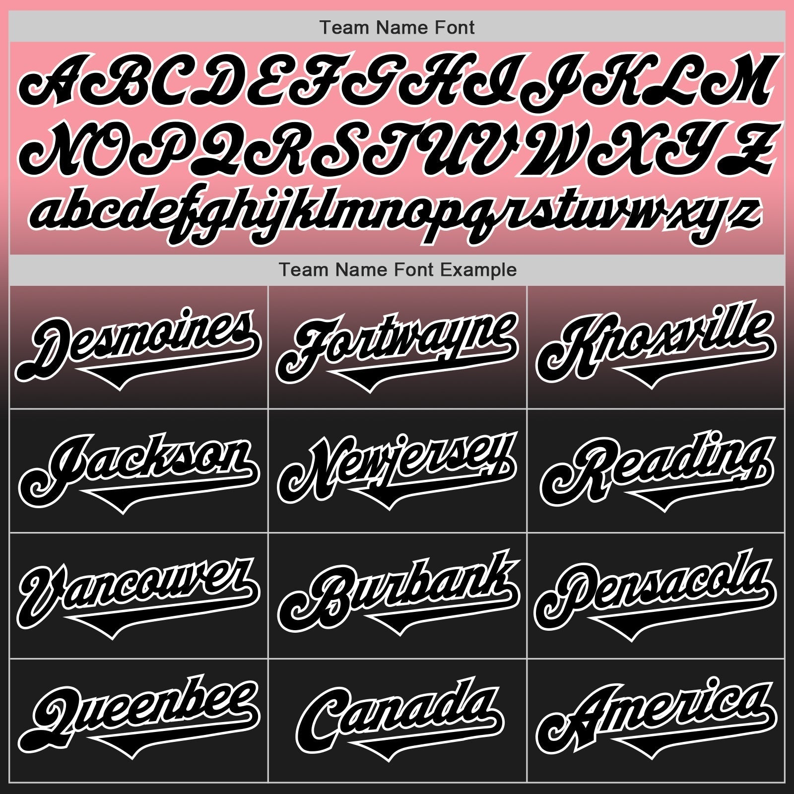 Custom Medium Pink Black-White Authentic Fade Fashion Baseball Jersey baseball jersey product view 4