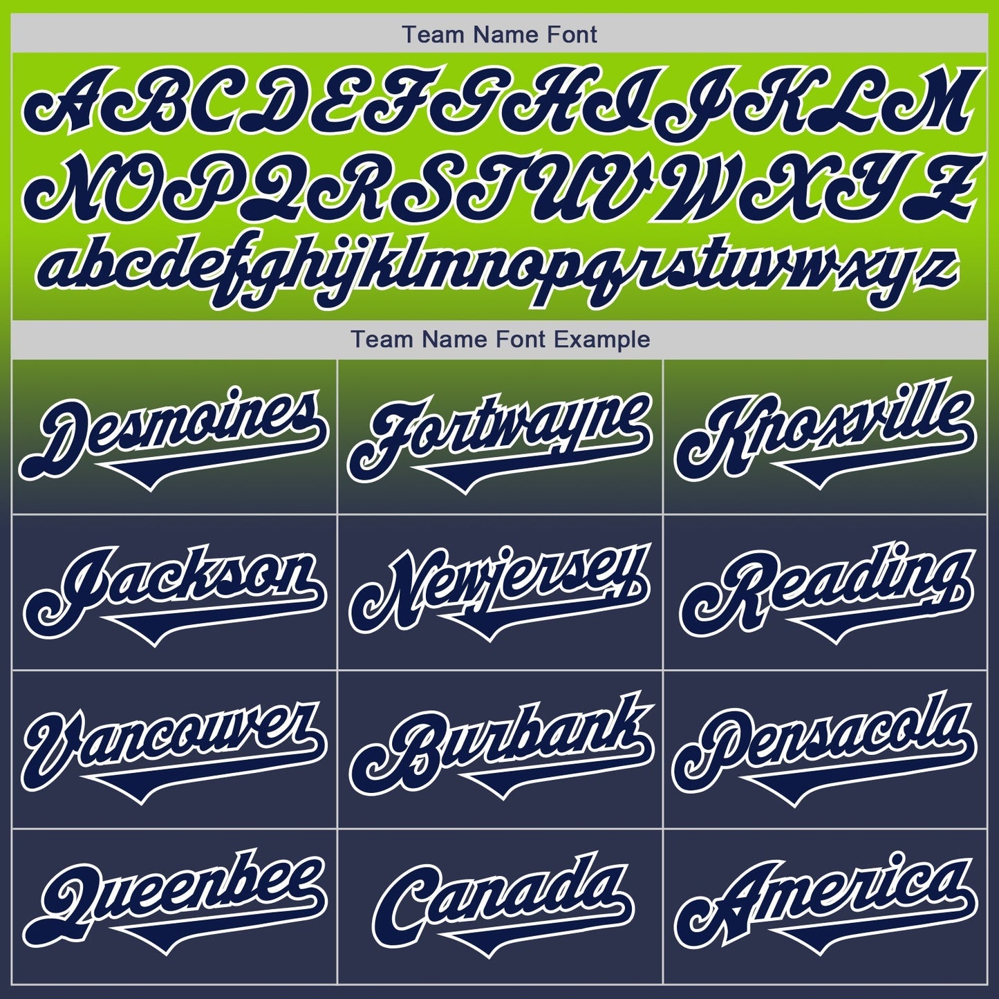 Custom Neon Green Navy-White Authentic Fade Fashion Baseball Jersey baseball jersey product view 4