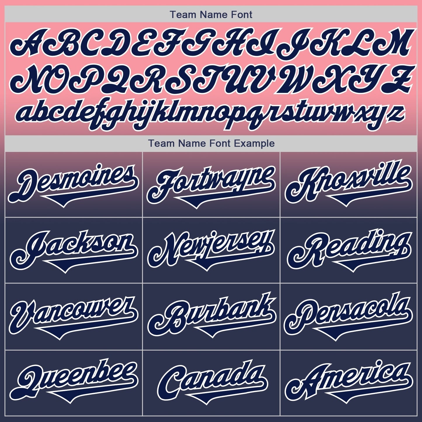 Custom Medium Pink Navy-White Authentic Fade Fashion Baseball Jersey baseball jersey product view 4