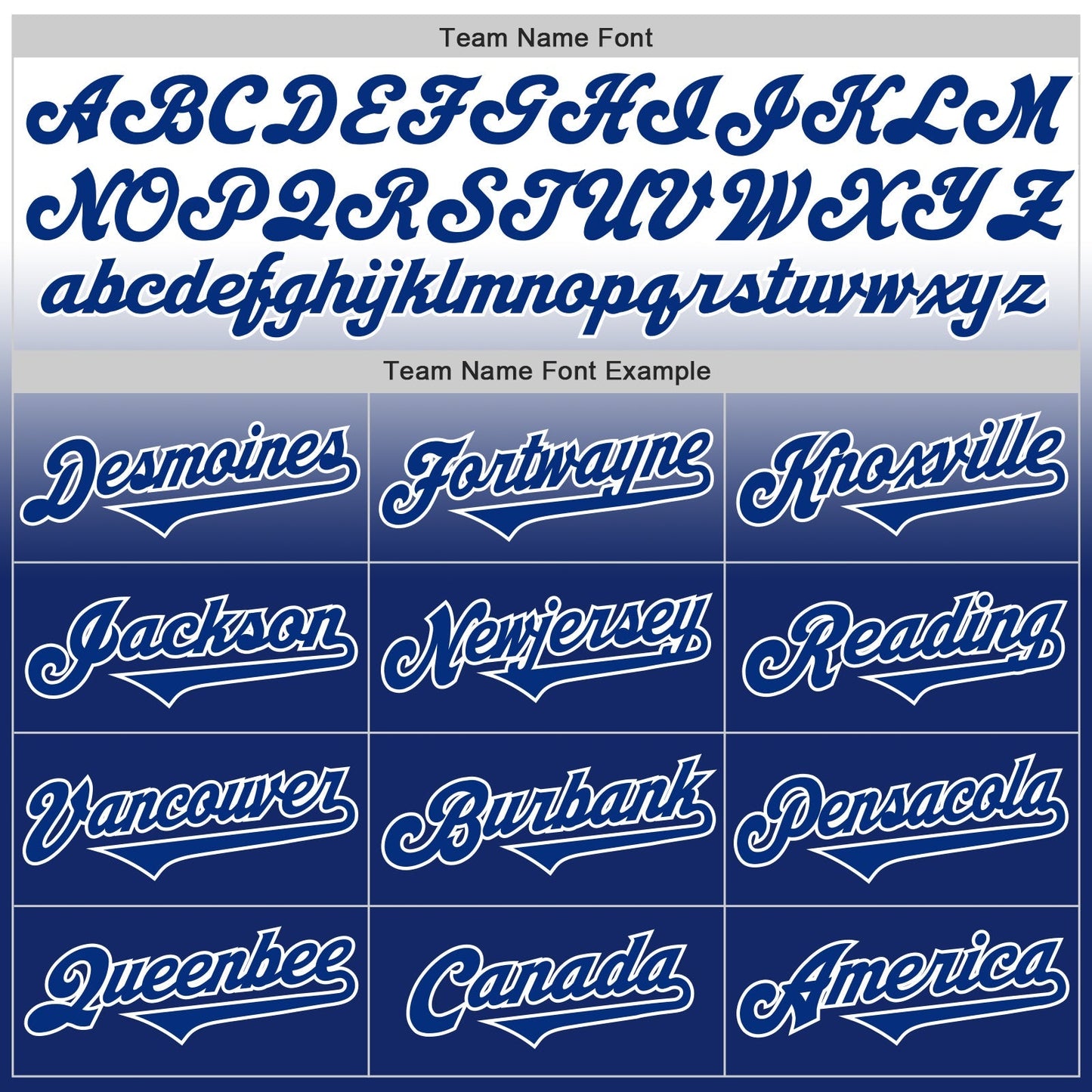 Custom White Royal Authentic Fade Fashion Baseball Jersey baseball jersey product view 4