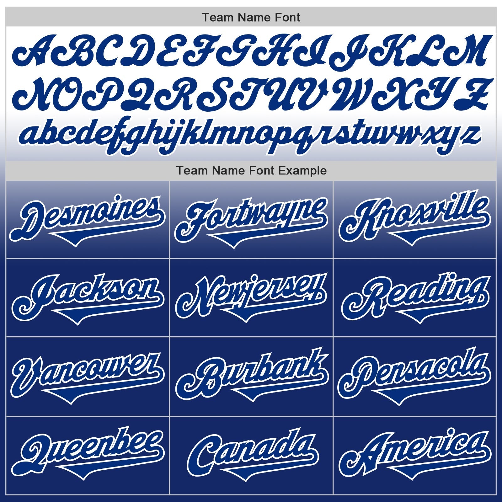Custom White Royal Authentic Fade Fashion Baseball Jersey baseball jersey product view 4