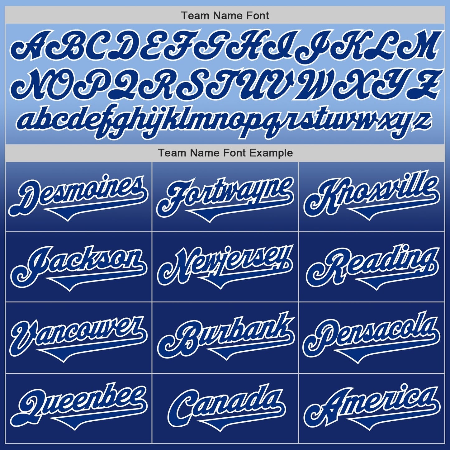 Custom Light Blue Royal-White Authentic Fade Fashion Baseball Jersey baseball jersey product view 4