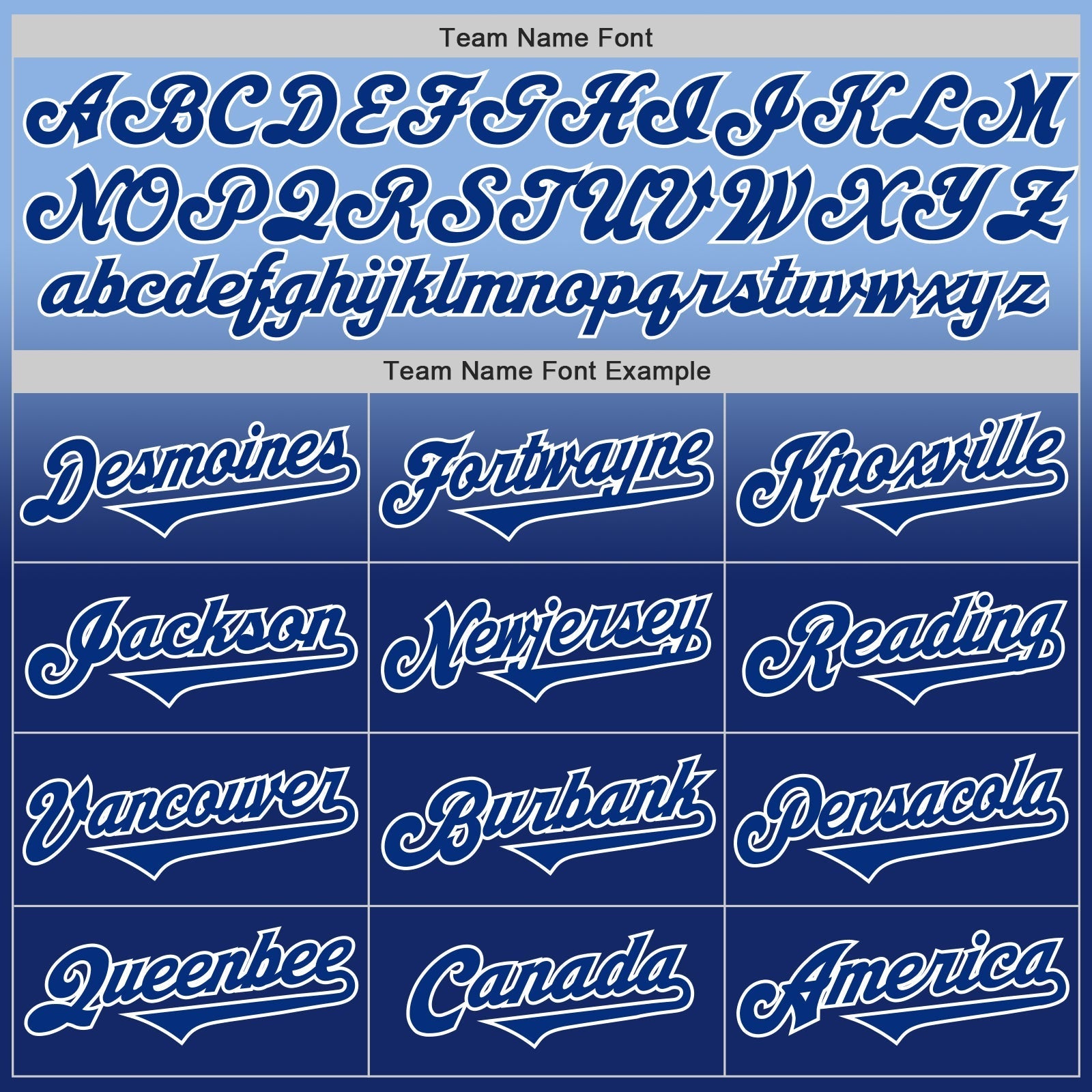 Custom Light Blue Royal-White Authentic Fade Fashion Baseball Jersey baseball jersey product view 4