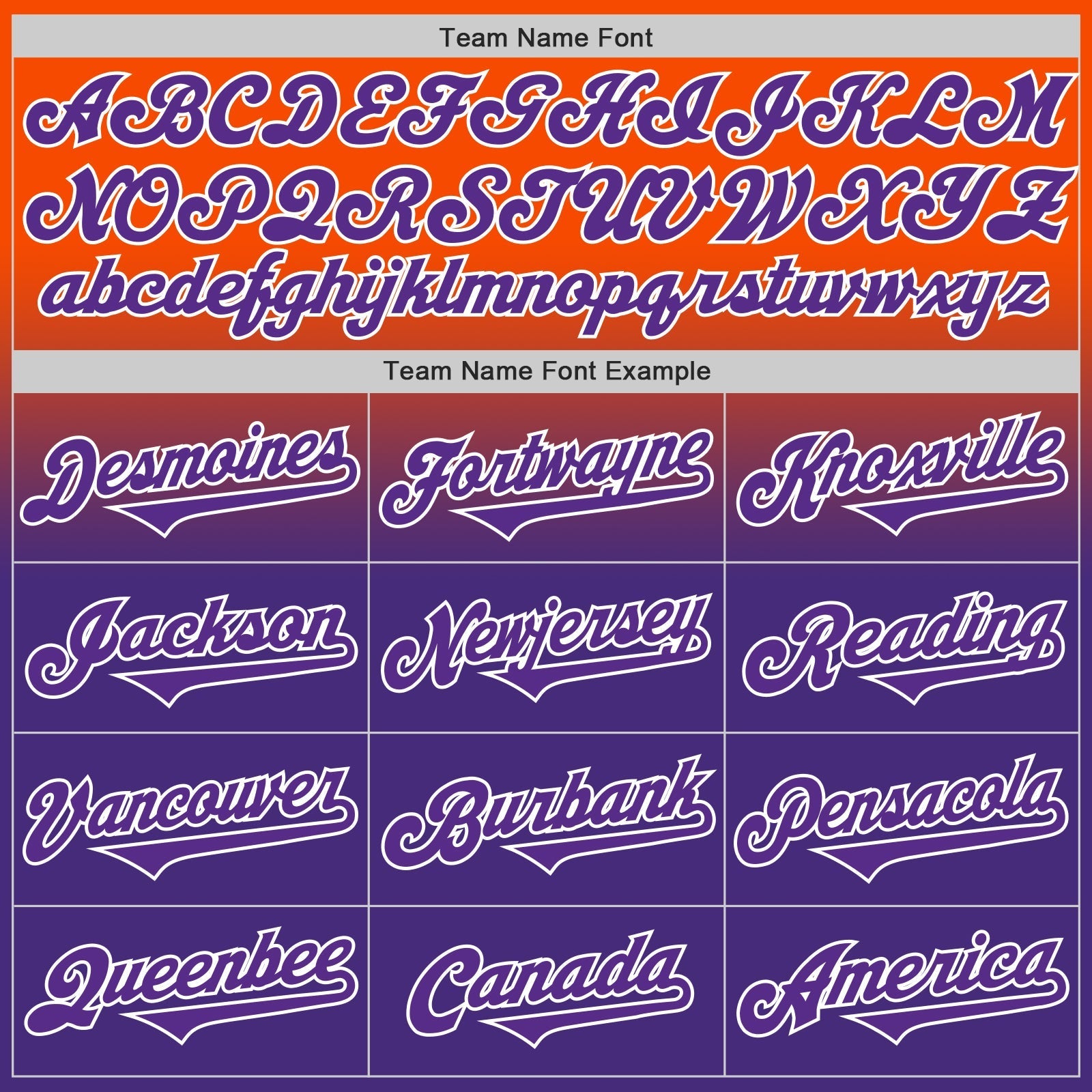 Custom Orange Purple-White Authentic Fade Fashion Baseball Jersey baseball jersey product view 4