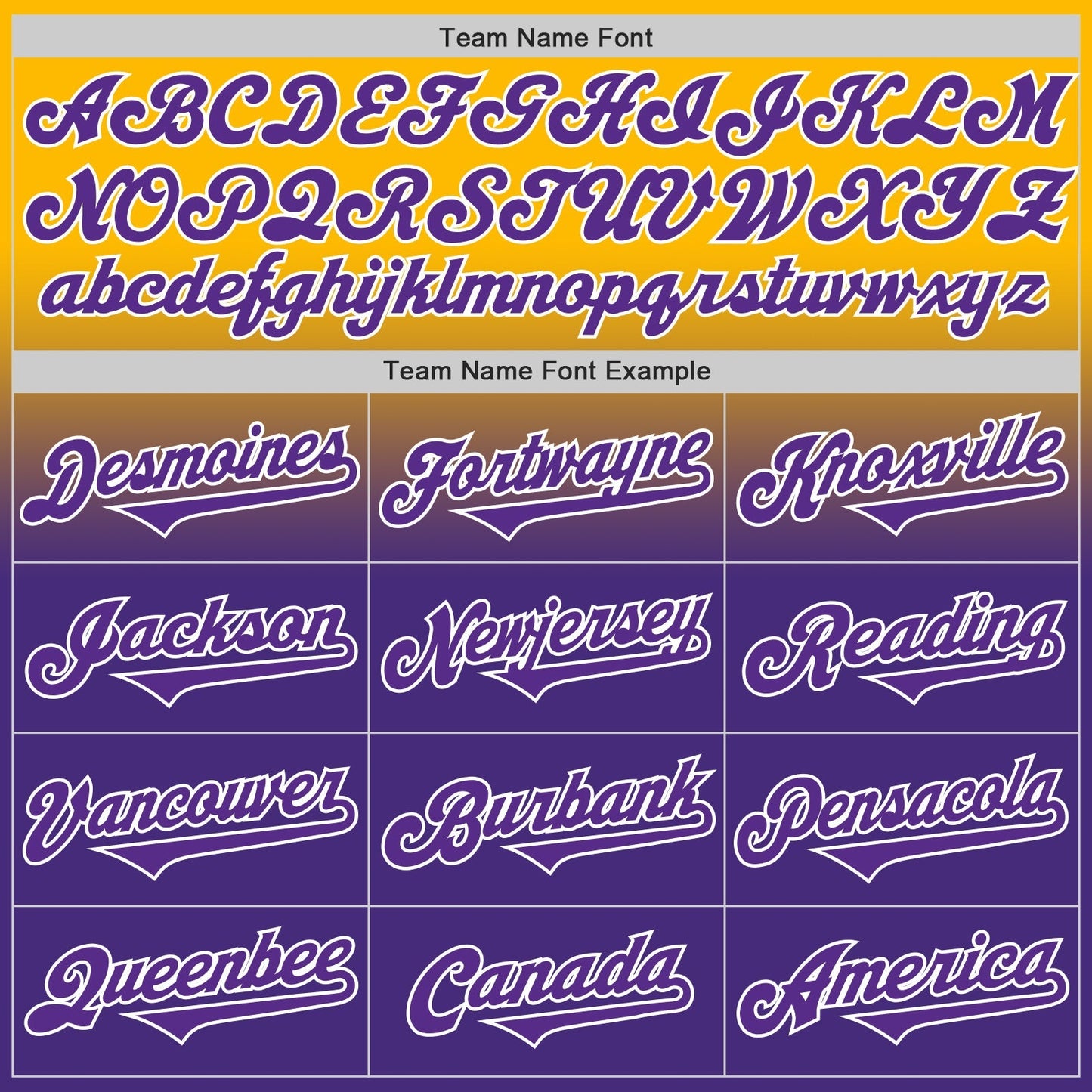 Custom Gold Purple-White Authentic Fade Fashion Baseball Jersey baseball jersey product view 4