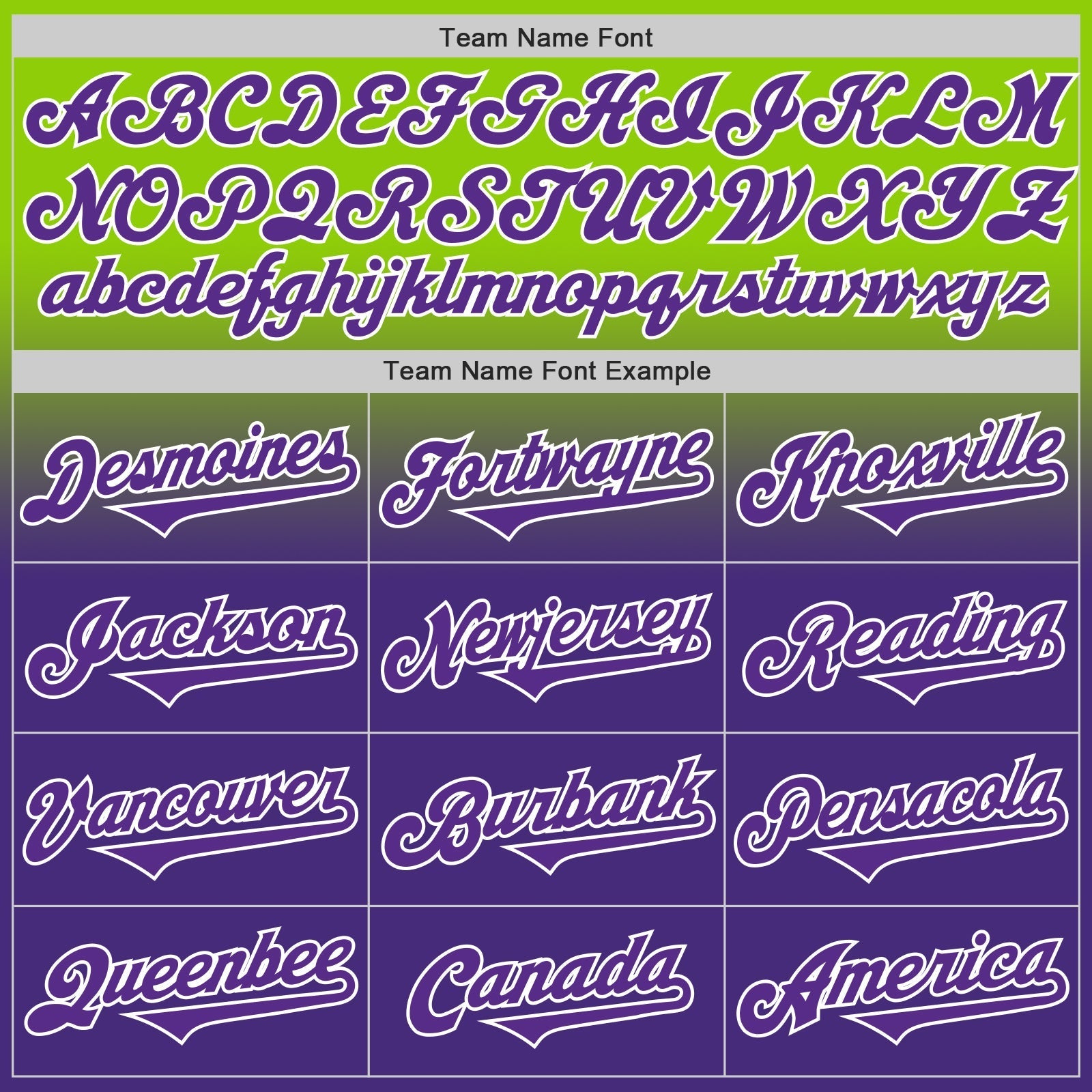 Custom Neon Green Purple-White Authentic Fade Fashion Baseball Jersey baseball jersey product view 4