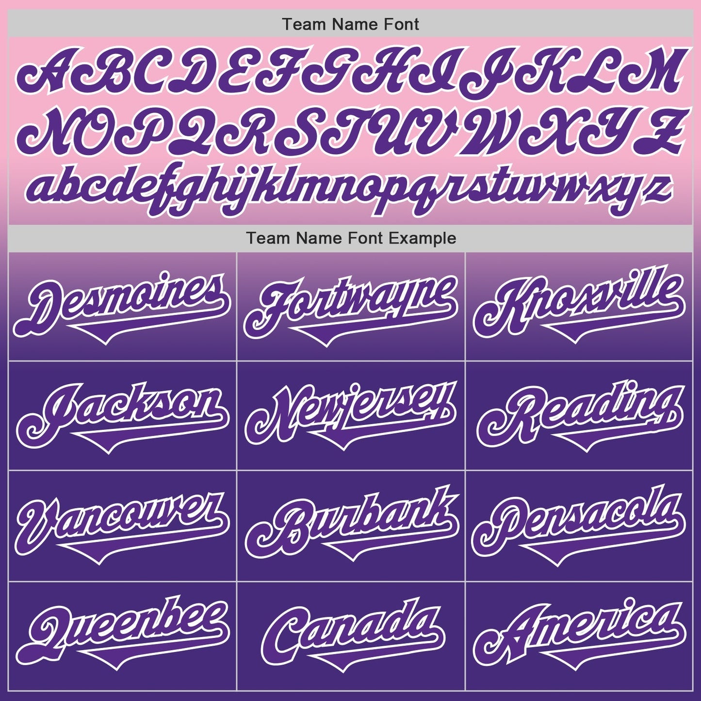 Custom Light Pink Purple-White Authentic Fade Fashion Baseball Jersey baseball jersey product view 4