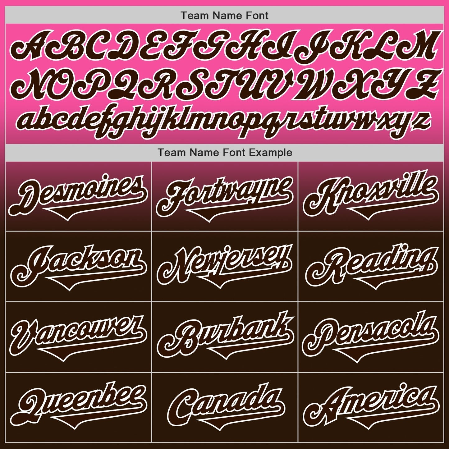 Custom Pink Brown-White Authentic Fade Fashion Baseball Jersey baseball jersey product view 4