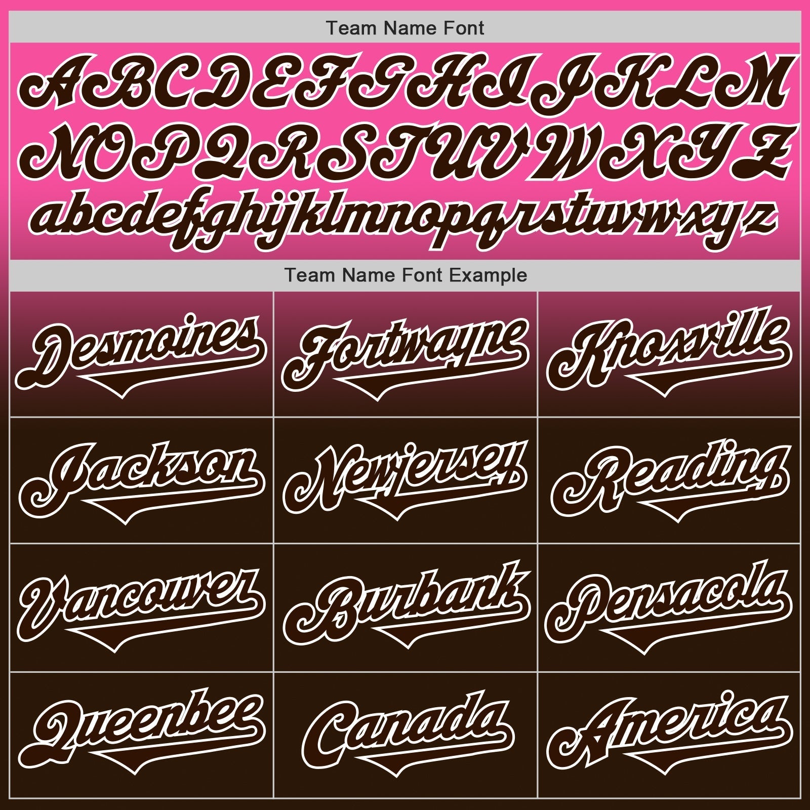 Custom Pink Brown-White Authentic Fade Fashion Baseball Jersey baseball jersey product view 4