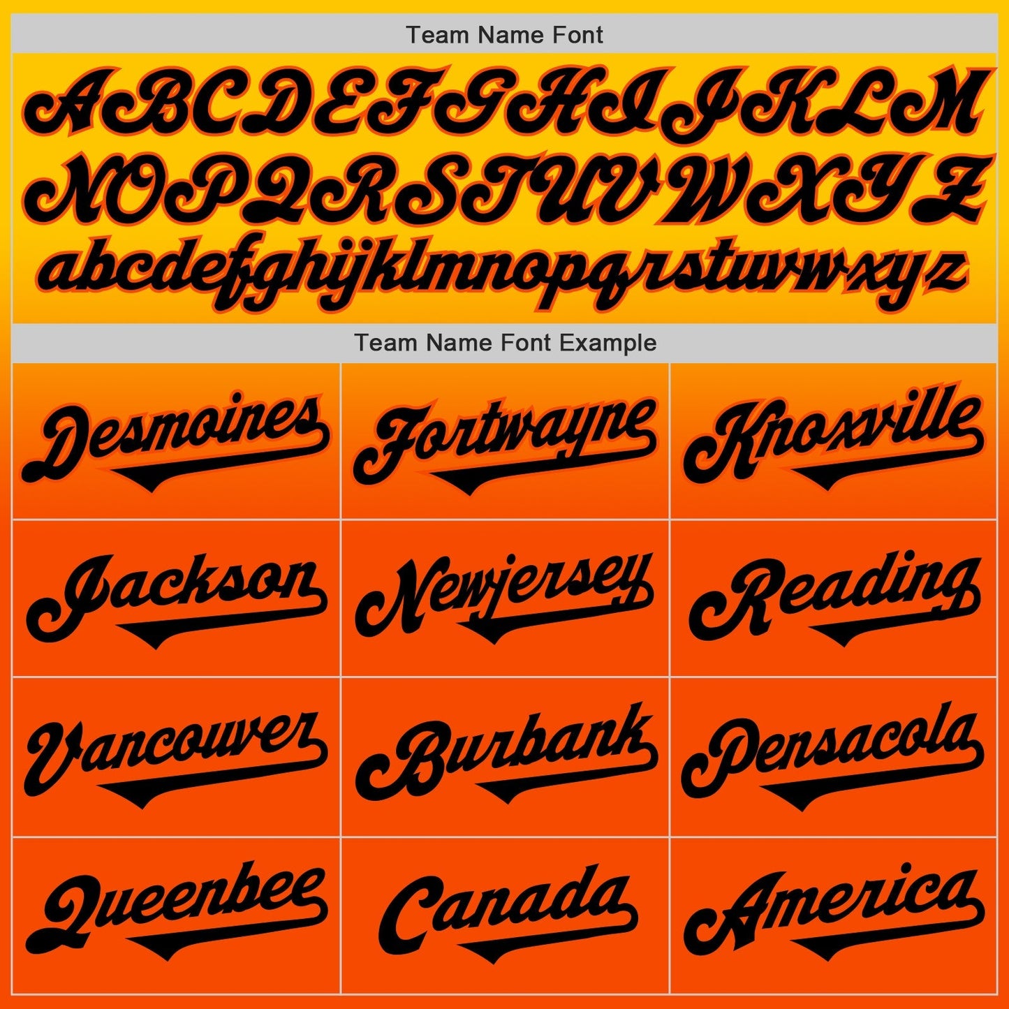 Custom Yellow Black-Orange Authentic Fade Fashion Baseball Jersey baseball jersey product view 4