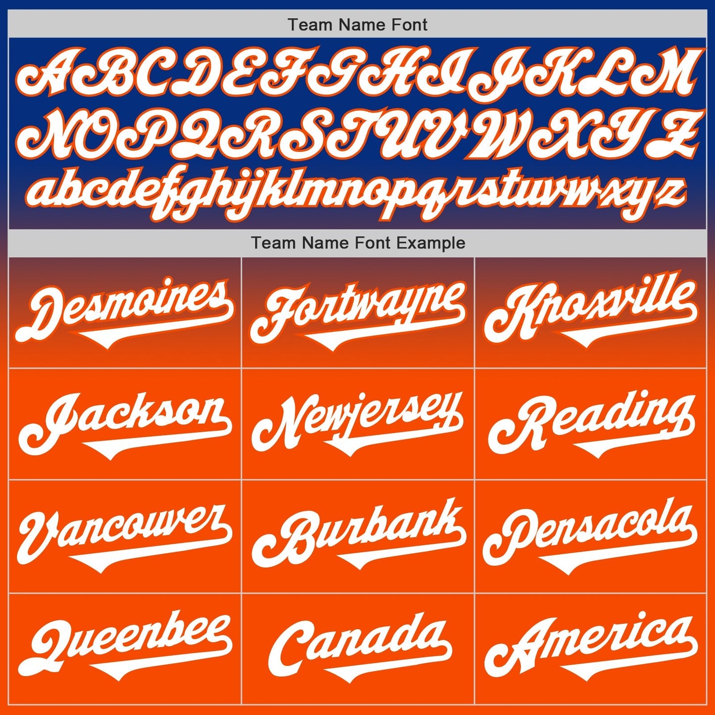 Custom Royal White-Orange Authentic Fade Fashion Baseball Jersey baseball jersey product view 4