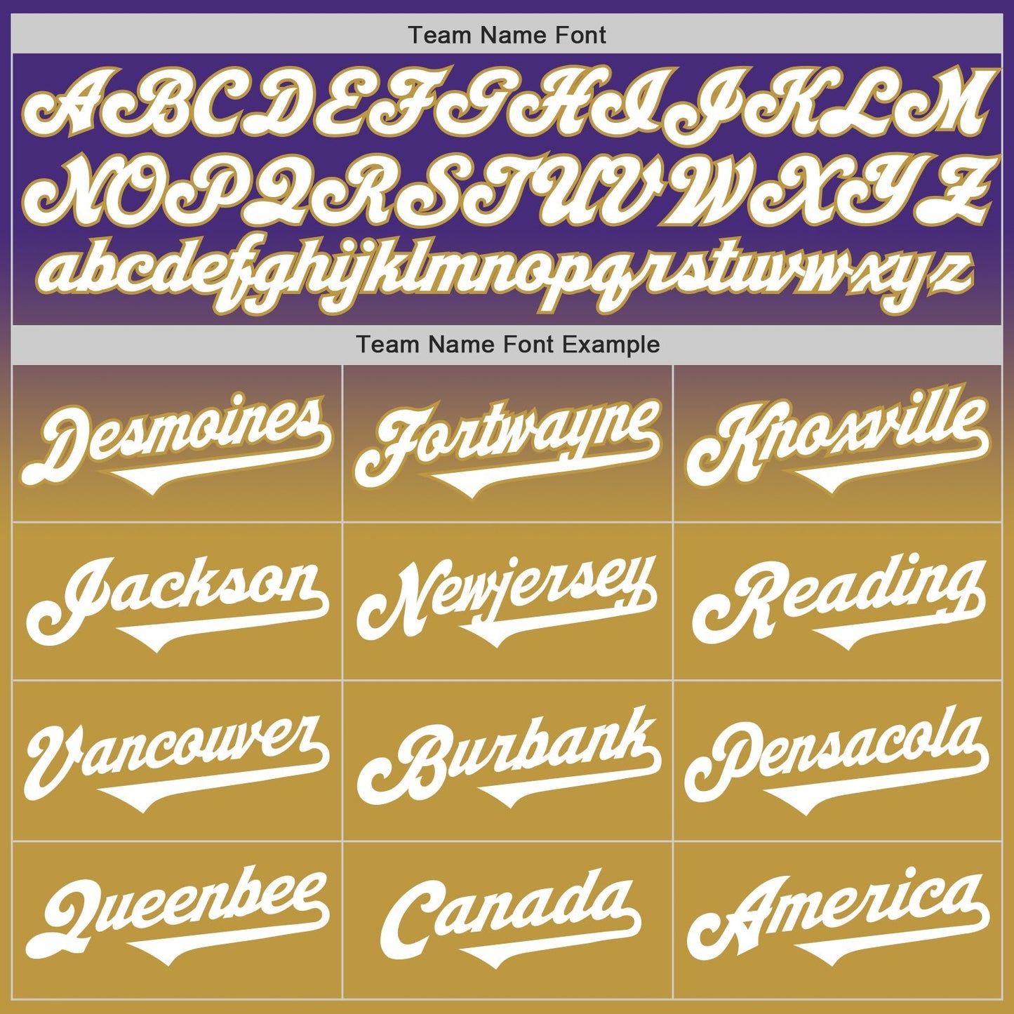 Custom Purple White-Old Gold Authentic Fade Fashion Baseball Jersey baseball jersey product view 4