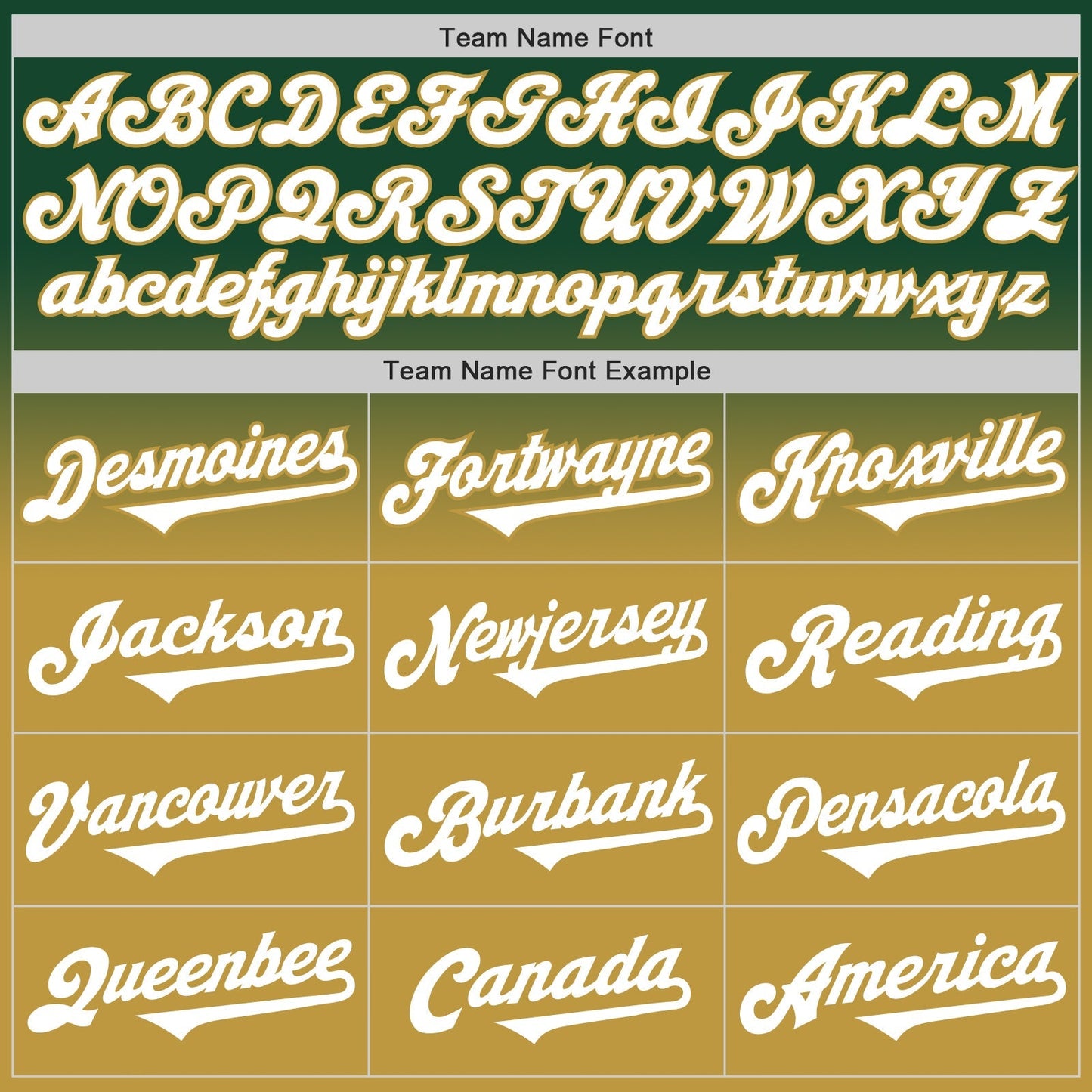 Custom Green White-Old Gold Authentic Fade Fashion Baseball Jersey baseball jersey product view 4