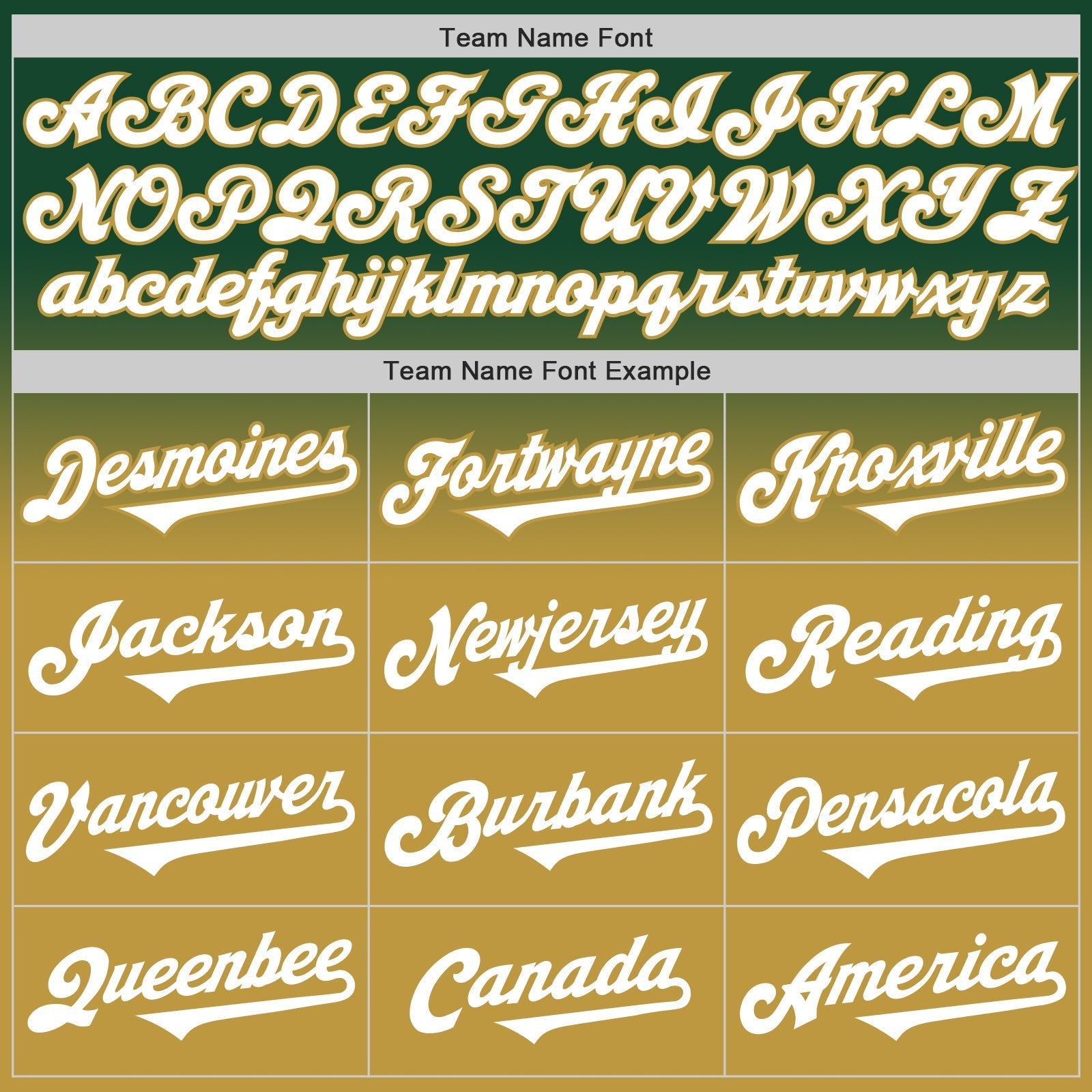 Custom Green White-Old Gold Authentic Fade Fashion Baseball Jersey baseball jersey product view 4
