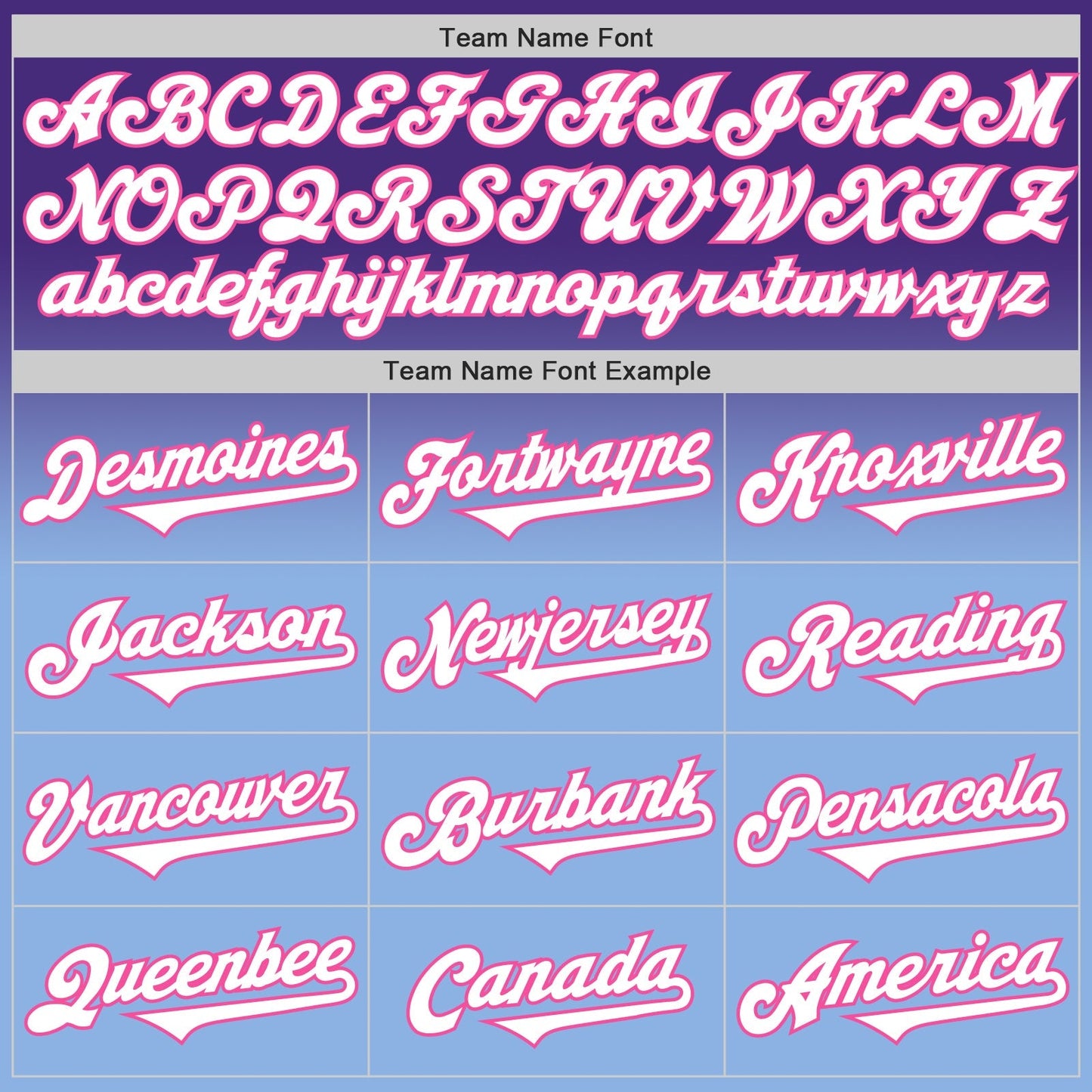 Custom Purple White Light Blue-Pink Authentic Fade Fashion Baseball Jersey baseball jersey product view 4