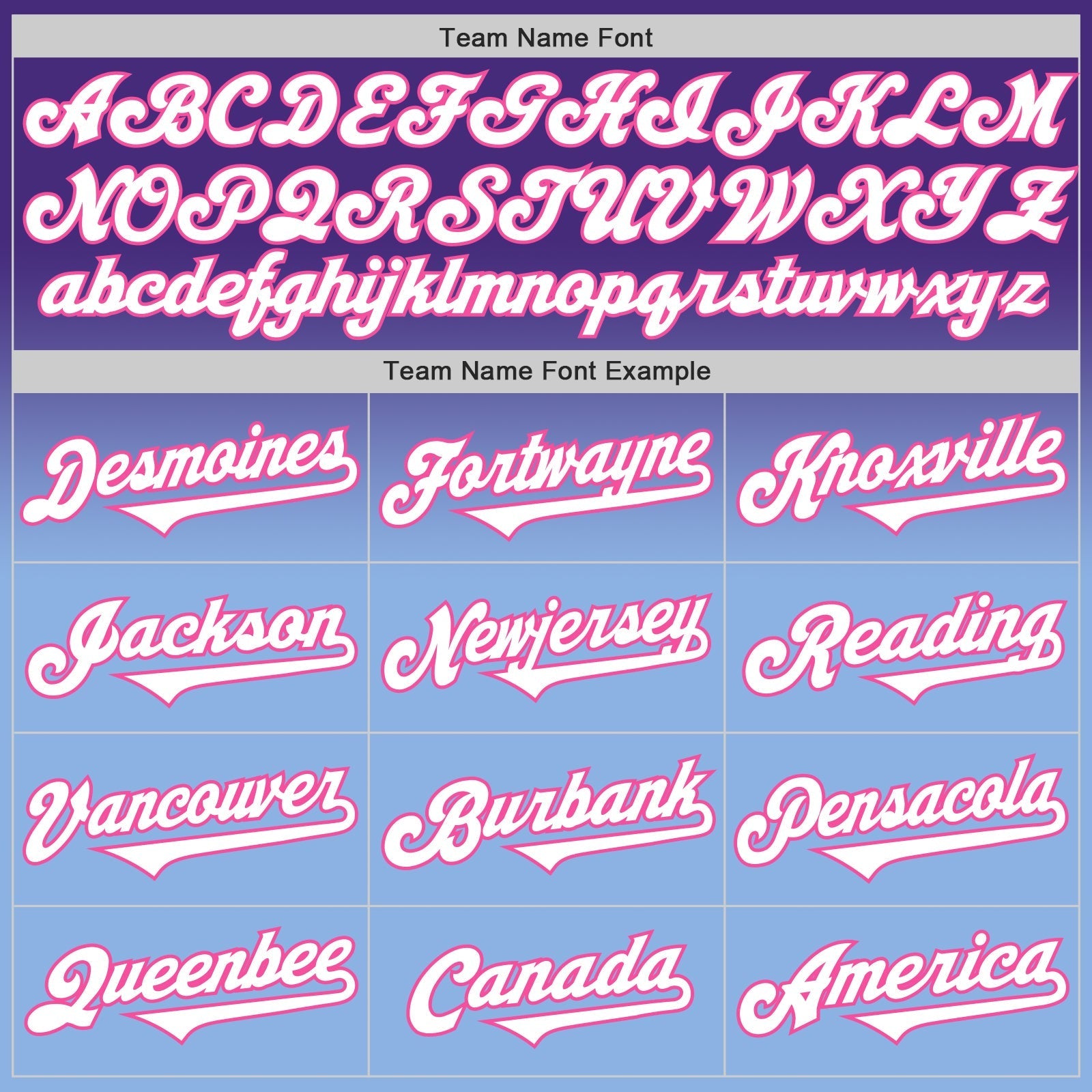 Custom Purple White Light Blue-Pink Authentic Fade Fashion Baseball Jersey baseball jersey product view 4