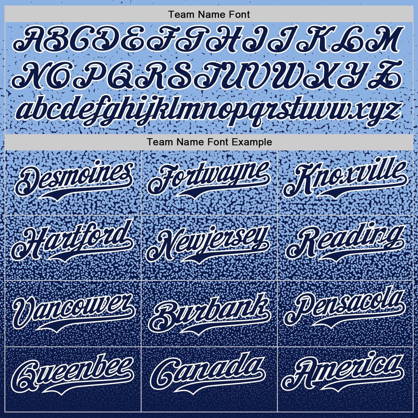 Custom Light Blue Navy-White Fade Fashion Speckle Authentic Baseball Jersey baseball jersey product view 4