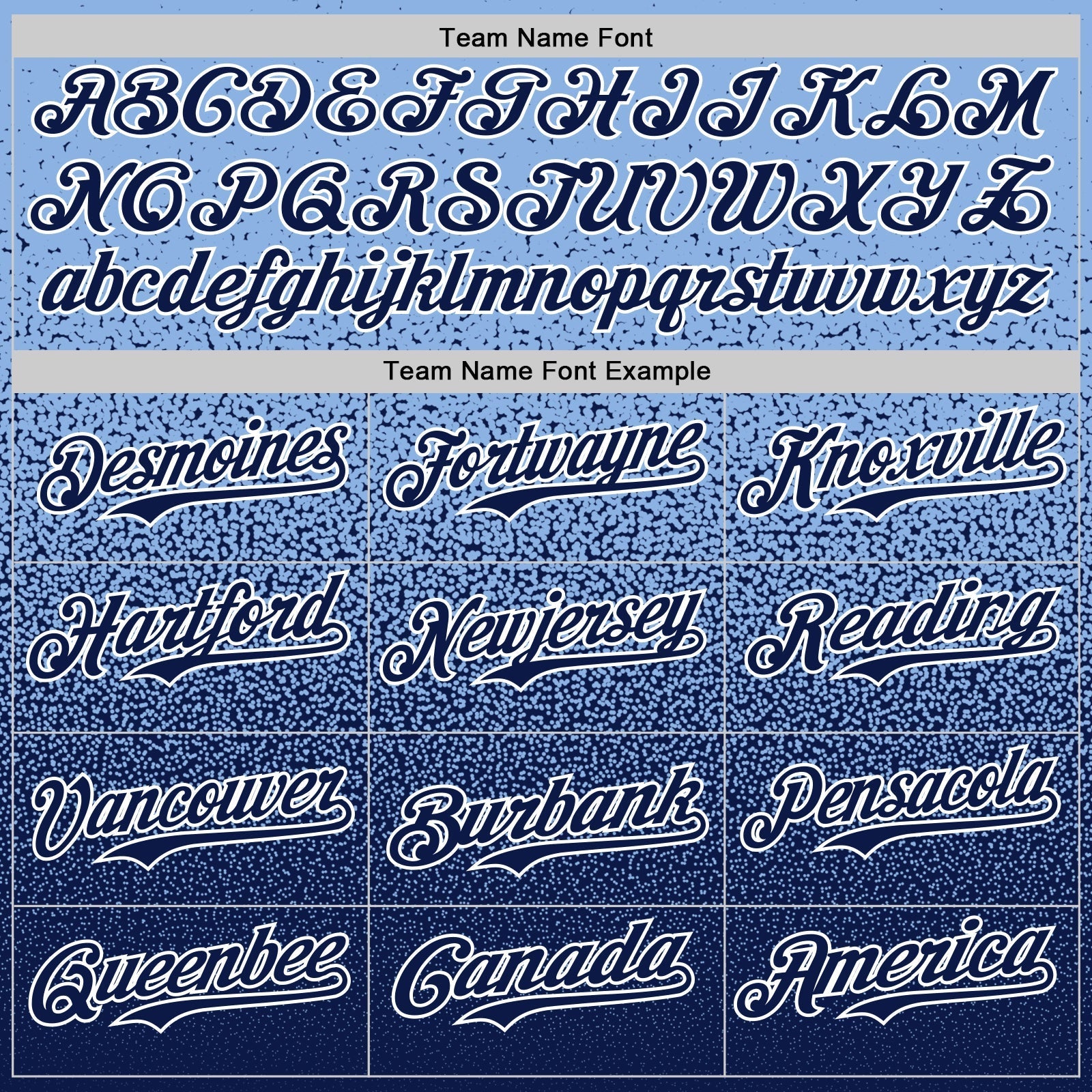Custom Light Blue Navy-White Fade Fashion Speckle Authentic Baseball Jersey baseball jersey product view 4