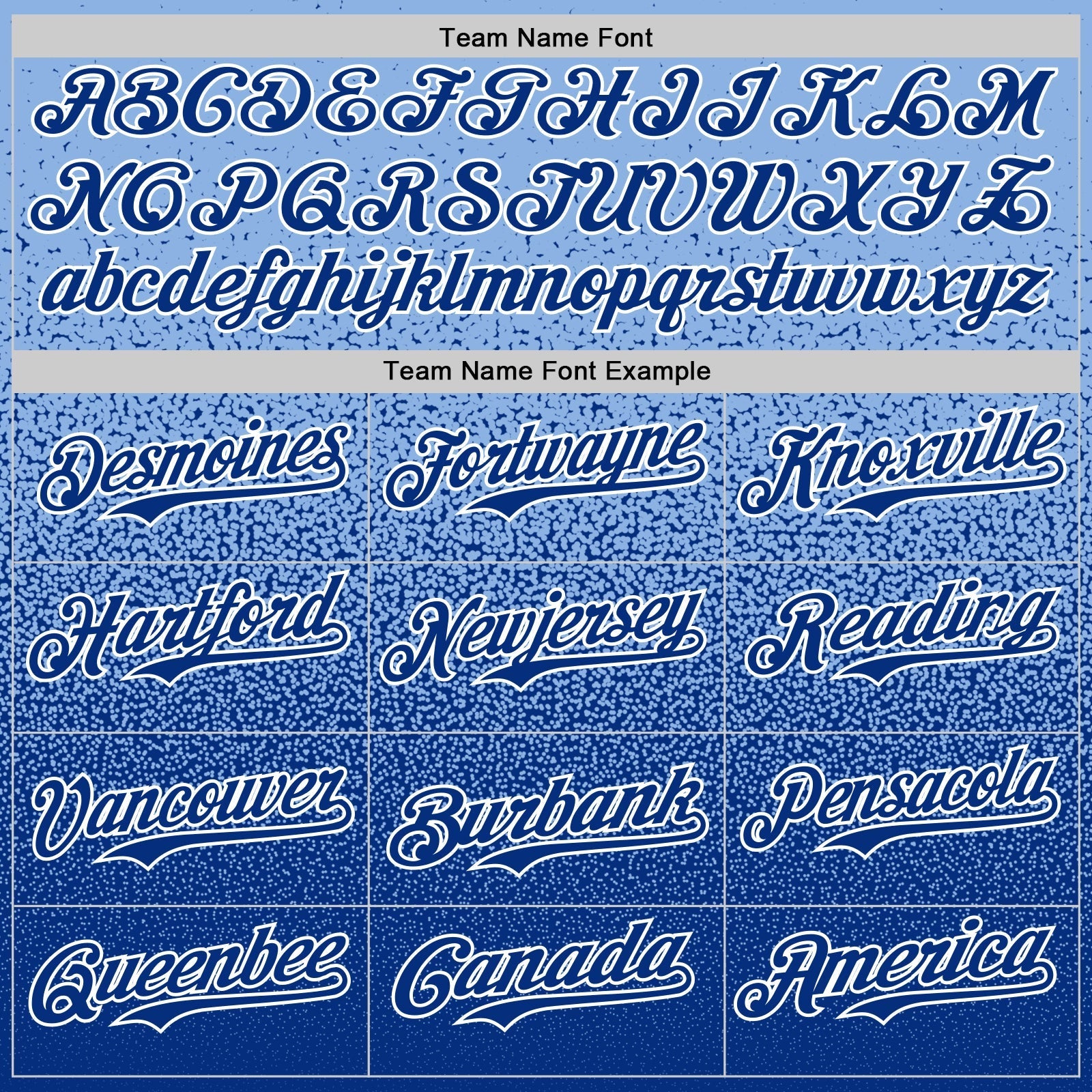 Custom Light Blue Royal-White Fade Fashion Speckle Authentic Baseball Jersey baseball jersey product view 4