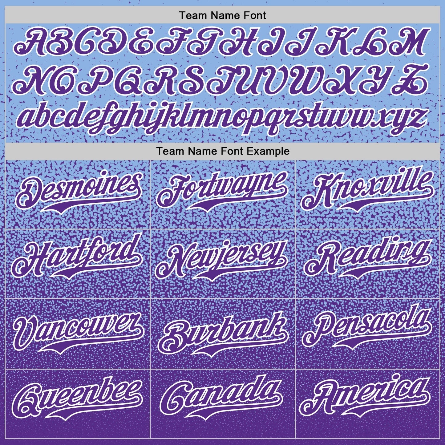 Custom Light Blue Purple-White Fade Fashion Speckle Authentic Baseball Jersey baseball jersey product view 4