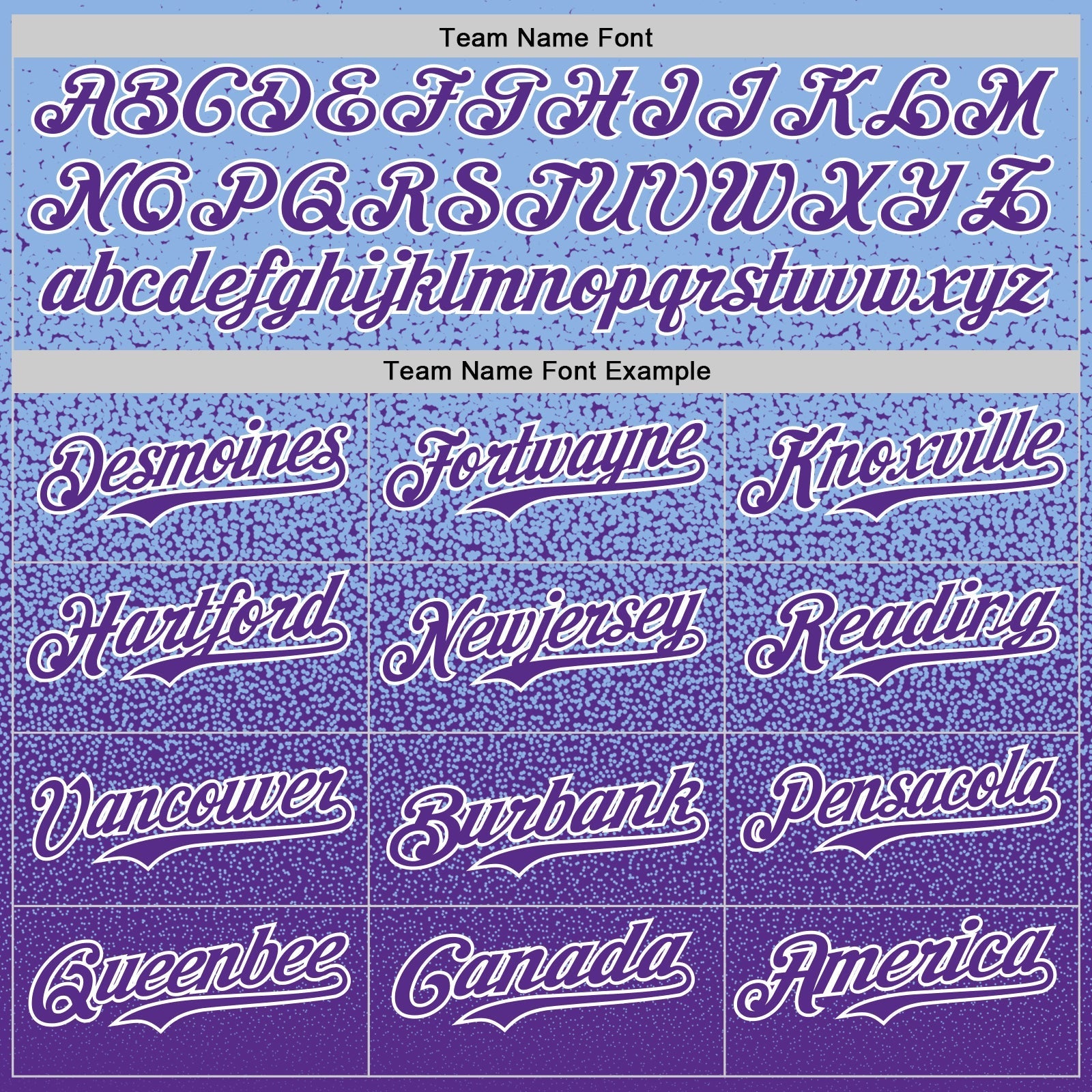 Custom Light Blue Purple-White Fade Fashion Speckle Authentic Baseball Jersey baseball jersey product view 4