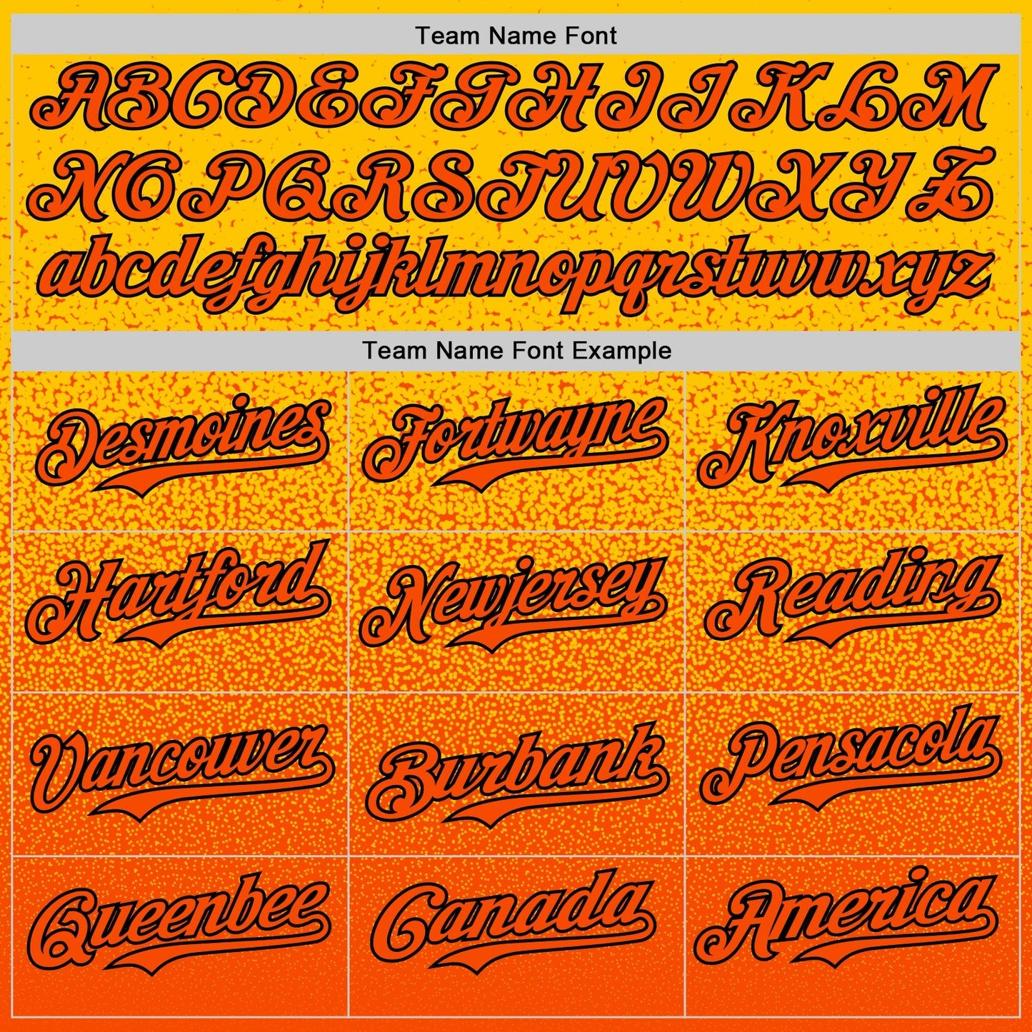 Custom Yellow Orange-Black Fade Fashion Speckle Authentic Baseball Jersey baseball jersey product view 4