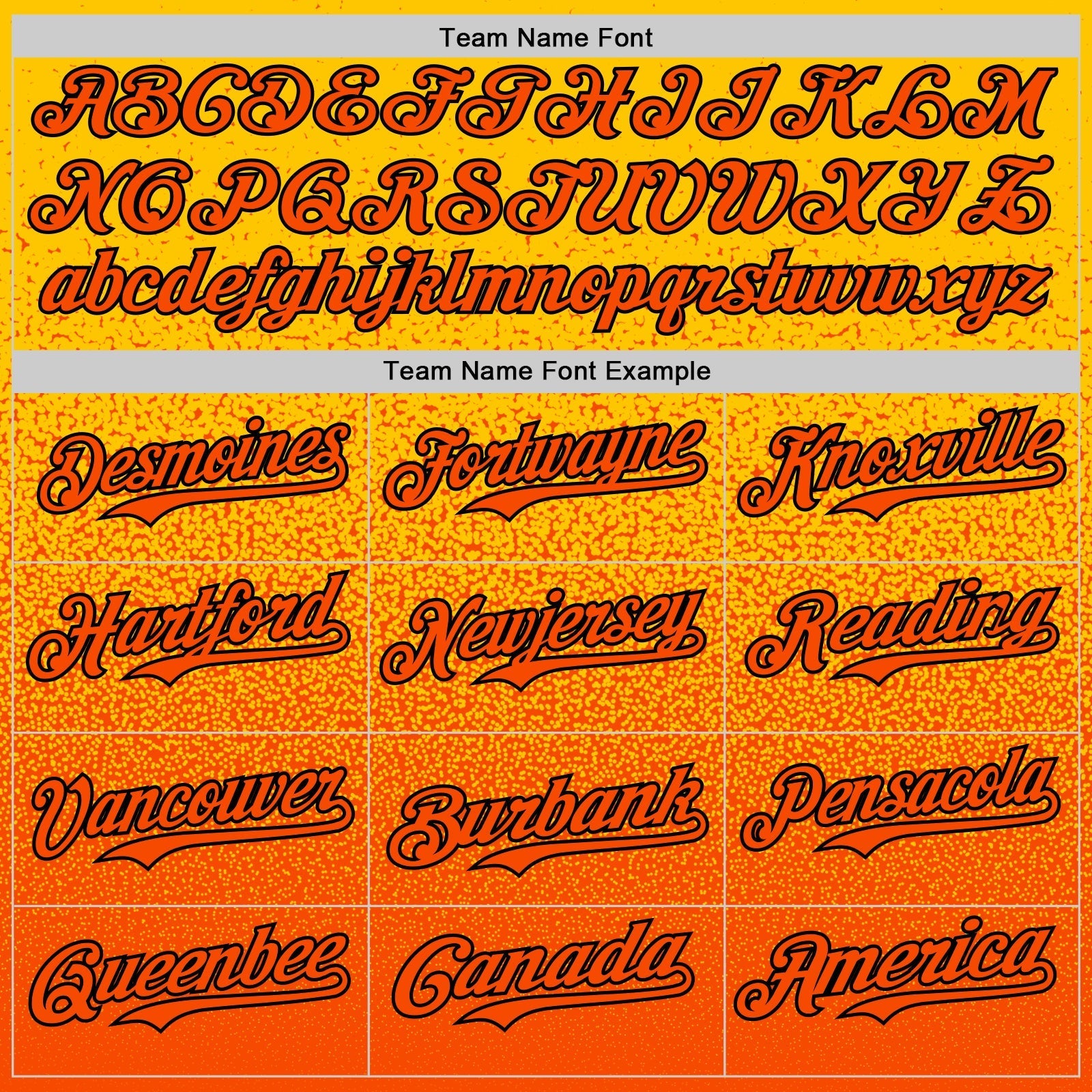 Custom Yellow Orange-Black Fade Fashion Speckle Authentic Baseball Jersey baseball jersey product view 4