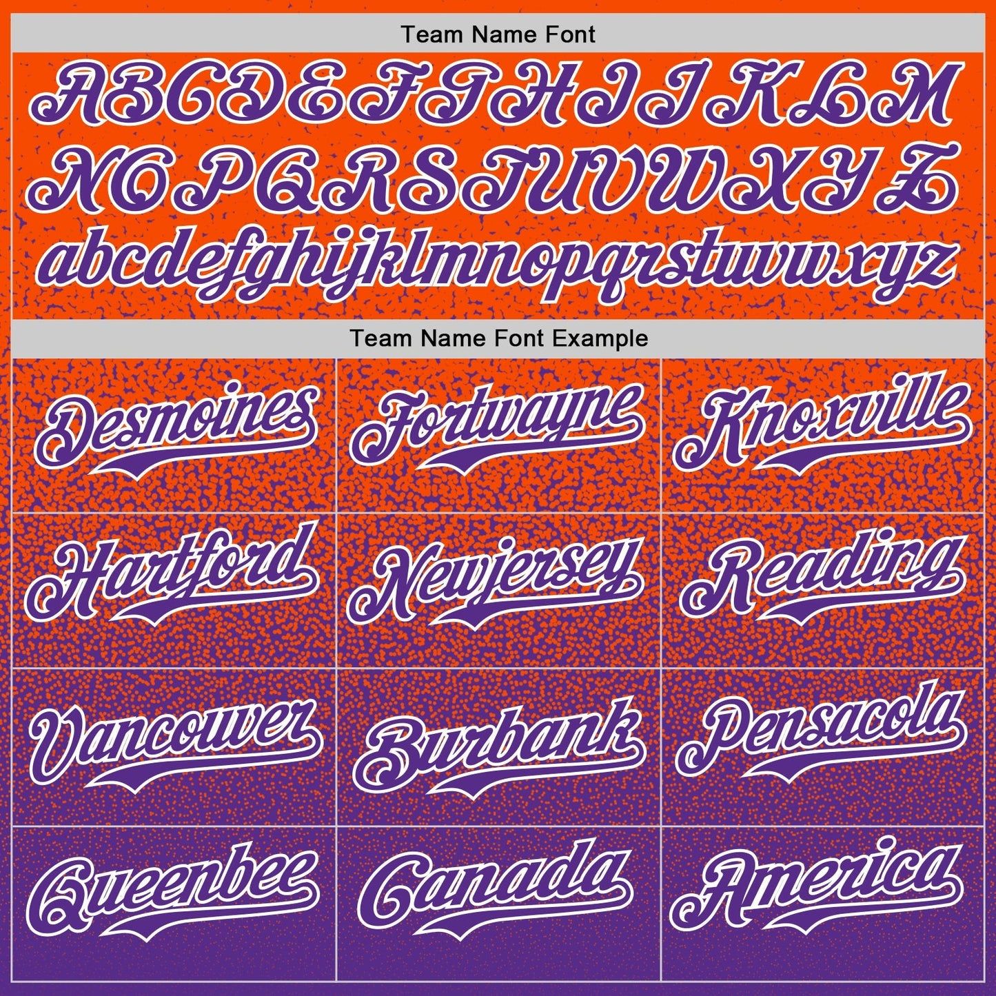 Custom Orange Purple-White Fade Fashion Speckle Authentic Baseball Jersey baseball jersey product view 4