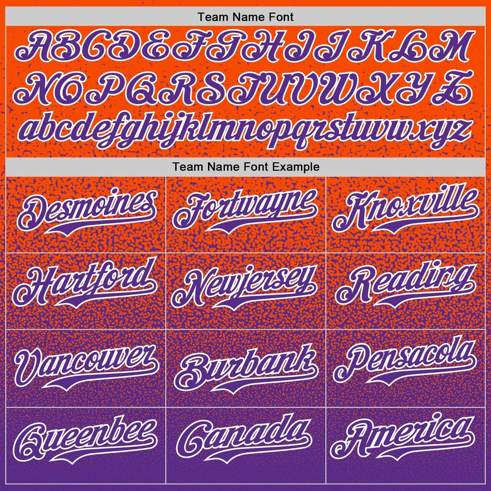 Custom Orange Purple-White Fade Fashion Speckle Authentic Baseball Jersey baseball jersey product view 4