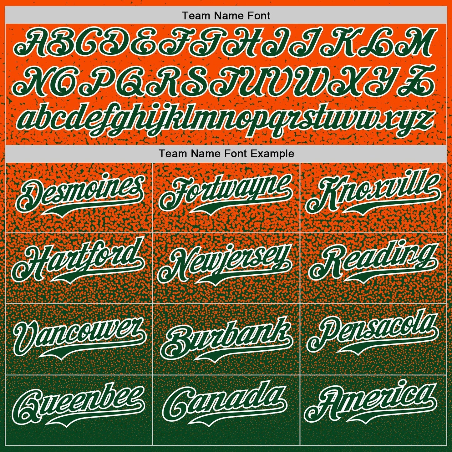 Custom Orange Green-White Fade Fashion Speckle Authentic Baseball Jersey baseball jersey product view 4
