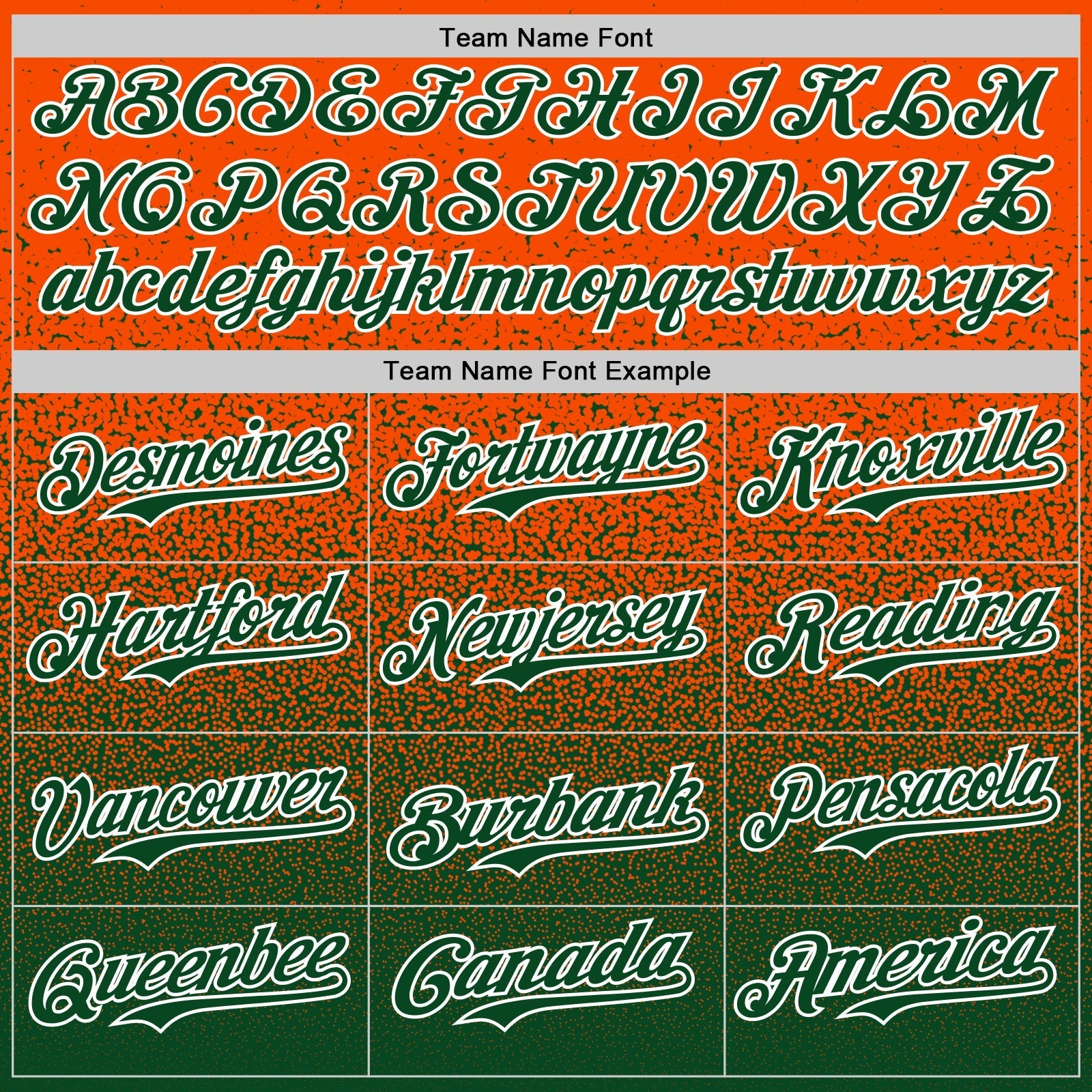 Custom Orange Green-White Fade Fashion Speckle Authentic Baseball Jersey baseball jersey product view 4