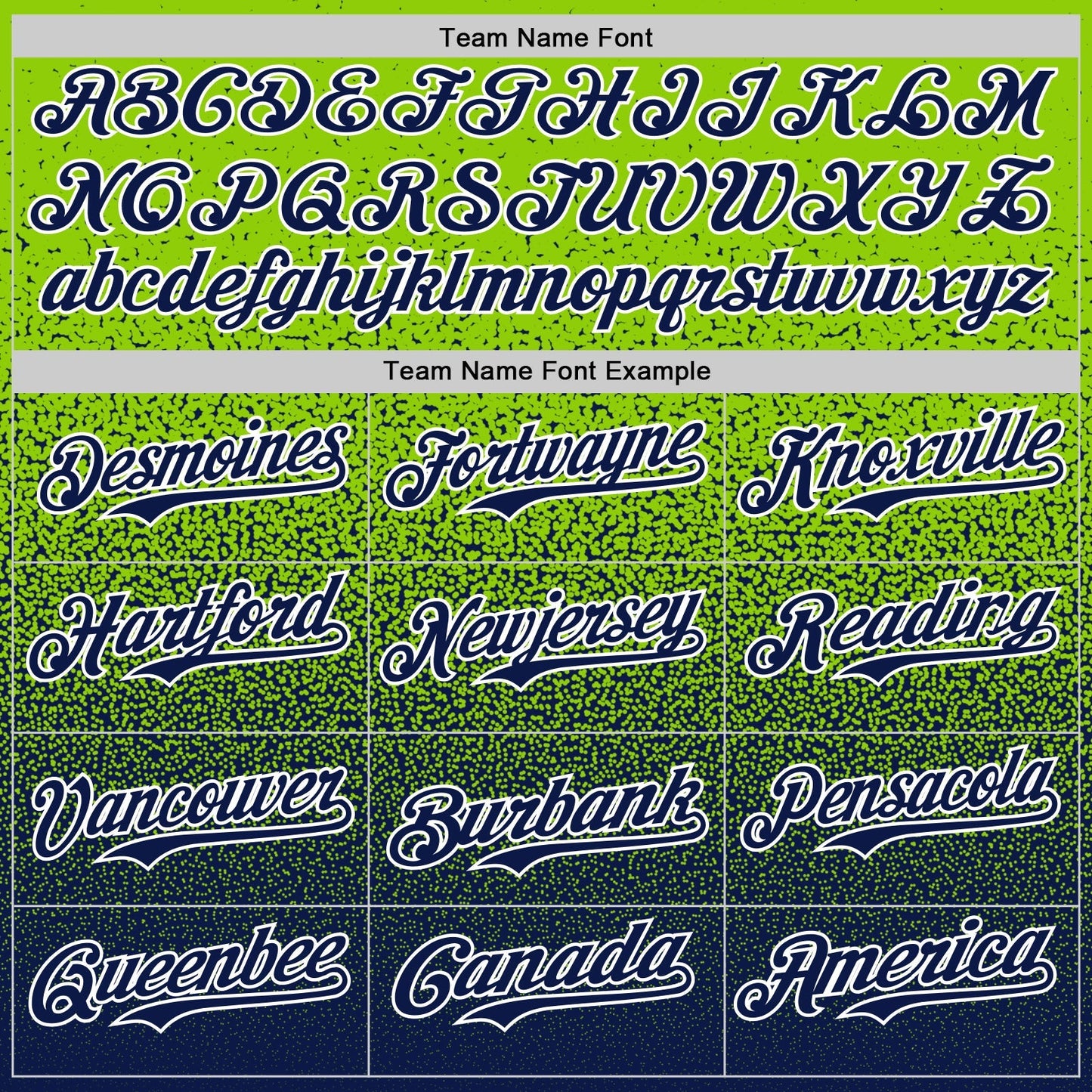 Custom Neon Green Navy-White Fade Fashion Speckle Authentic Baseball Jersey baseball jersey product view 4